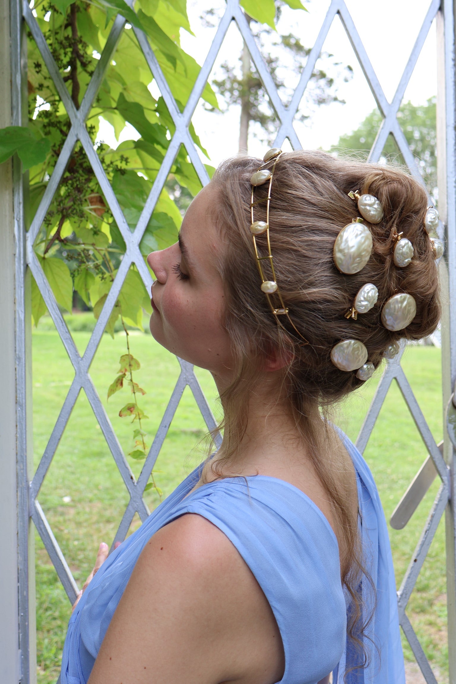 CASTILLO DEL MAR PEARL HEADBAND Headbands & Crowns Epona Valley