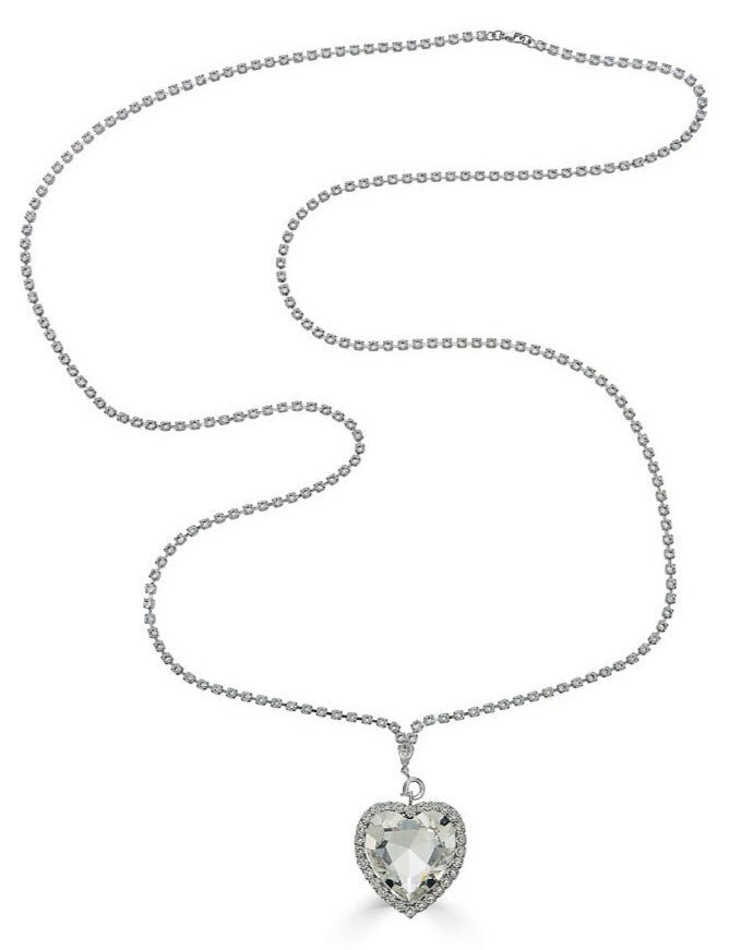 AMORE HEART SWAROVSKI BACK CHAIN Jewelry Epona Valley