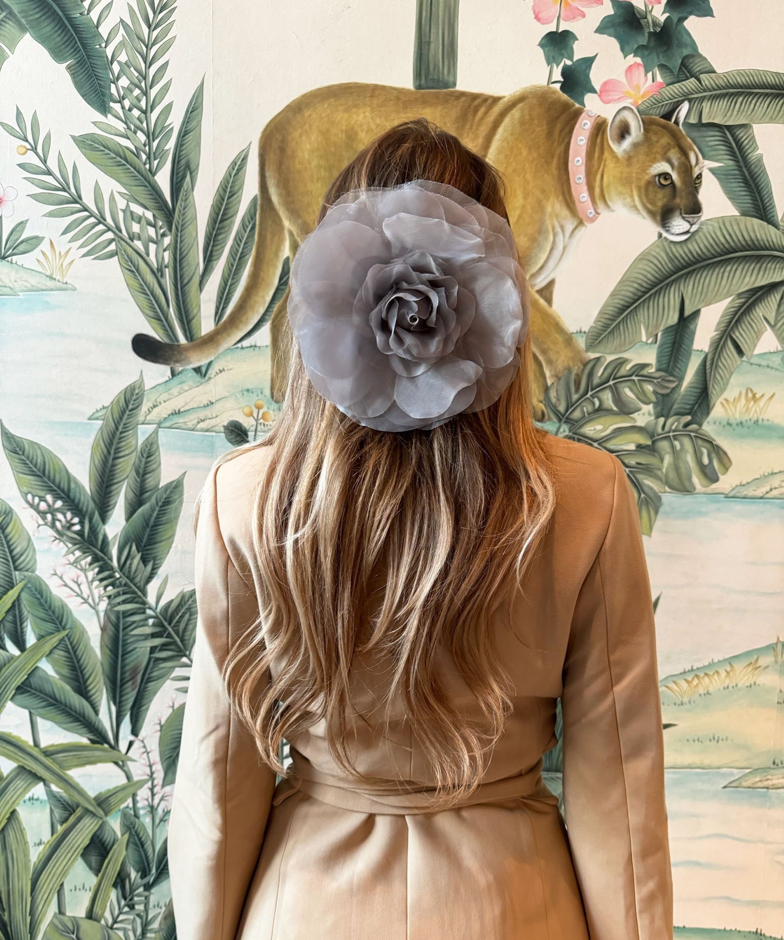 THE GRAND MYRON ROSE CLIP Clips & Barrettes Epona Valley