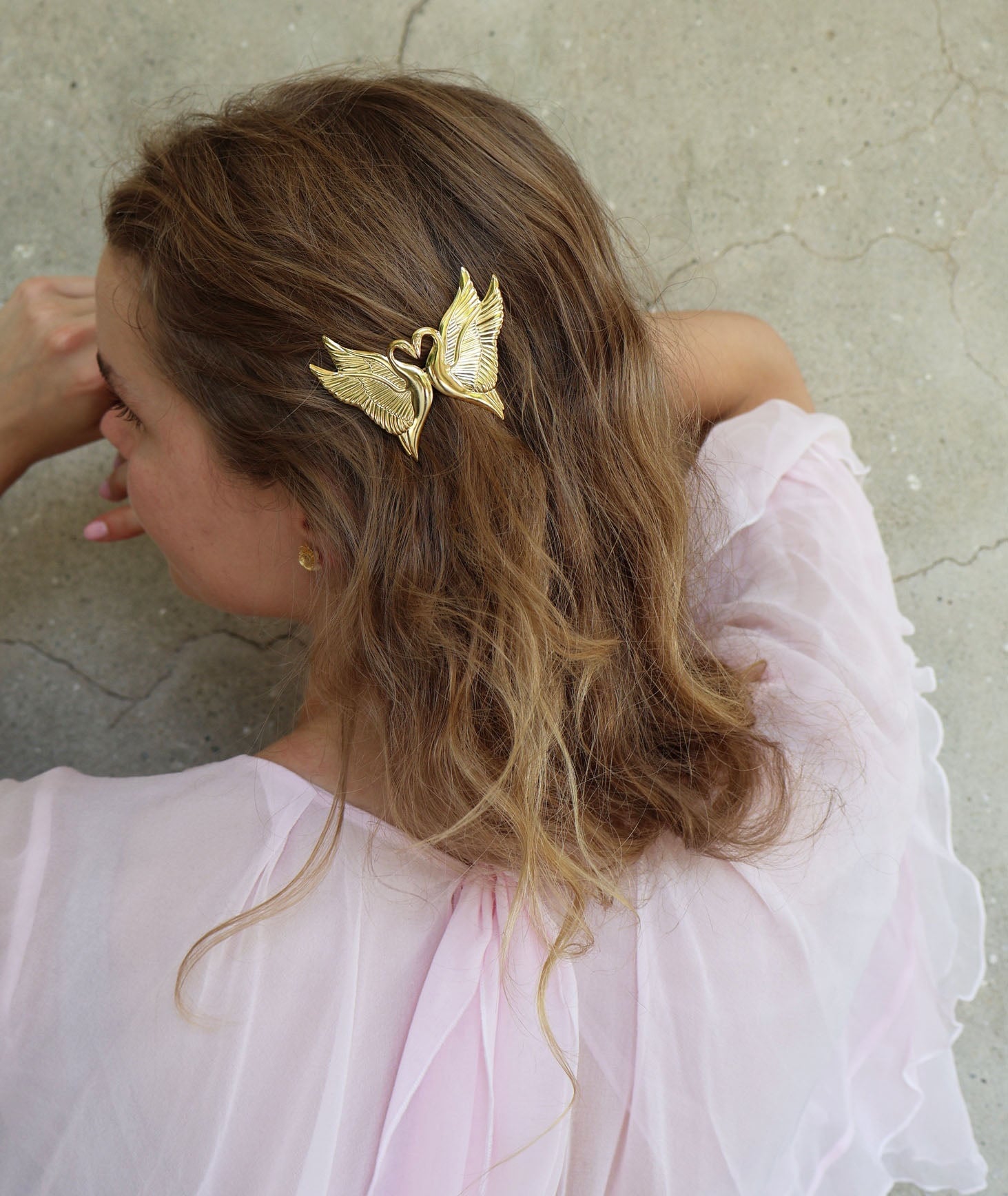 KATINKA SWAN BARRETTE Clips & Barrettes Epona Valley