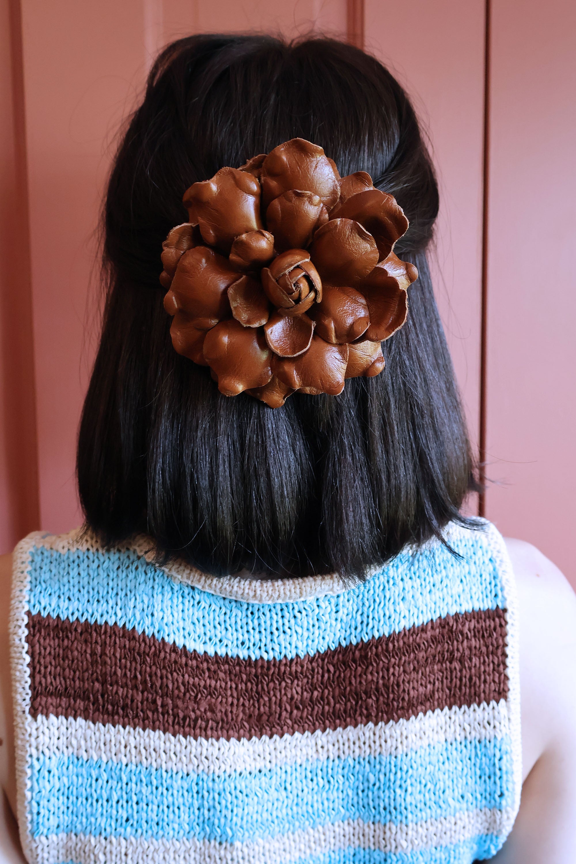 WOODLAND GARDENIA GRANDE BARRETTE Bun & Pony Epona Valley