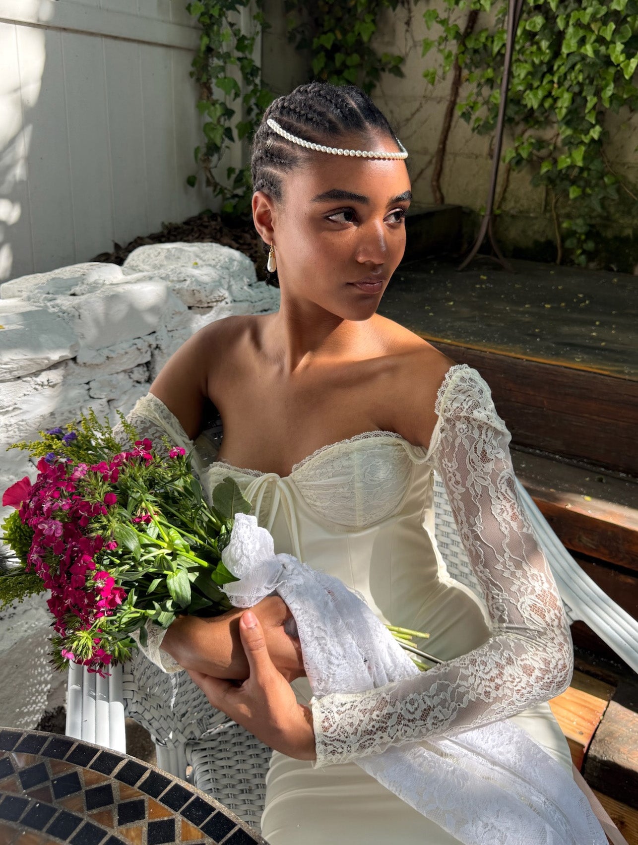 MARGARETE SWAROVSKI PEARL HEADPIECE Headbands & Crowns Epona Valley