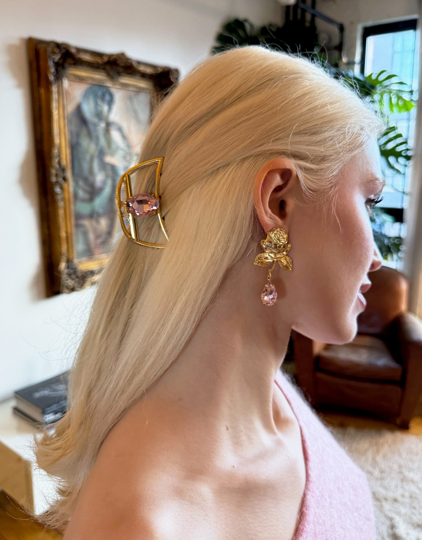 *PRE-ORDER* VINEYARD ROSE DROP EARRINGS Jewelry Epona Valley