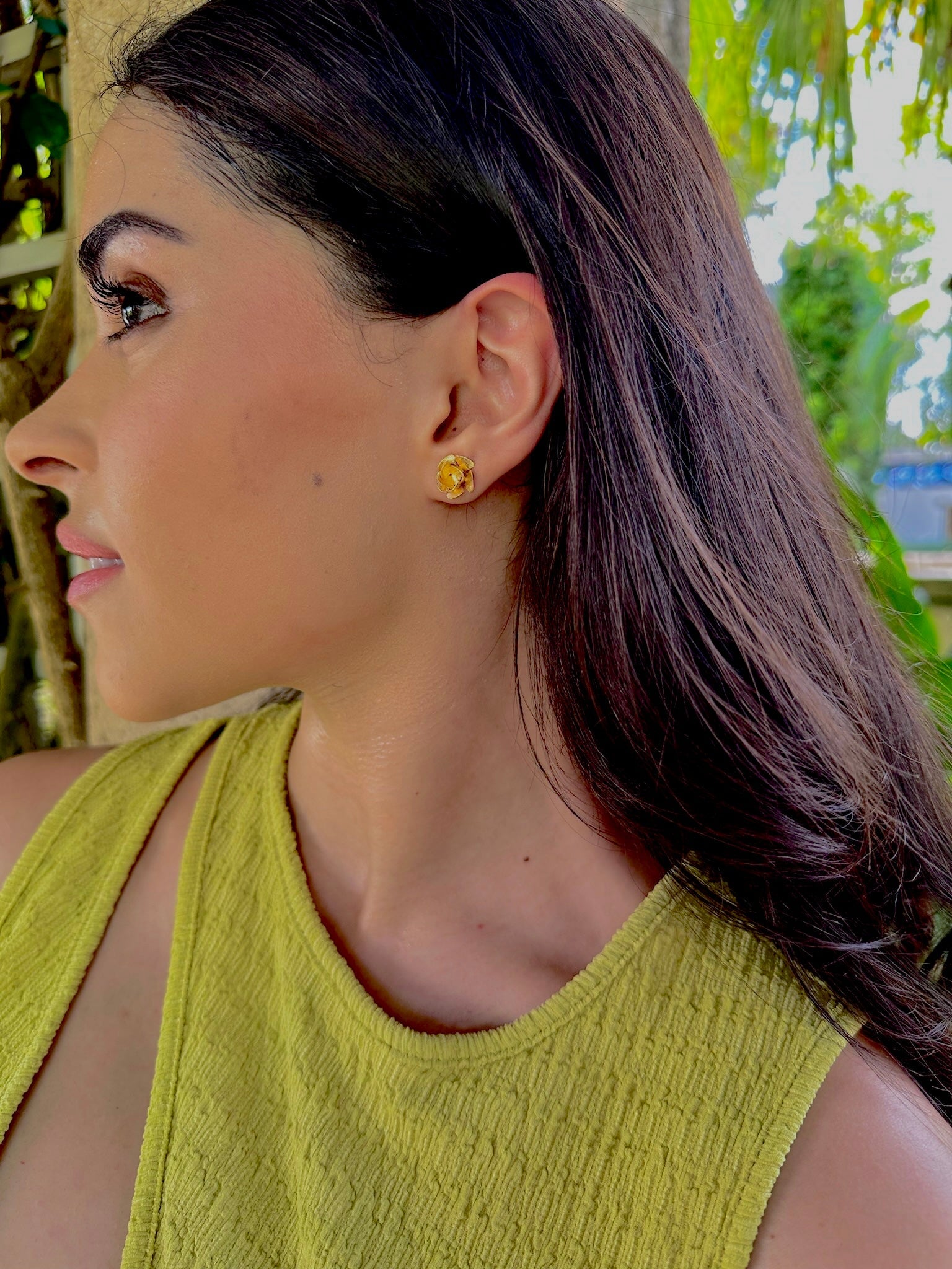 FIELD OF ROSES MINI STUDS Earrings Epona Valley