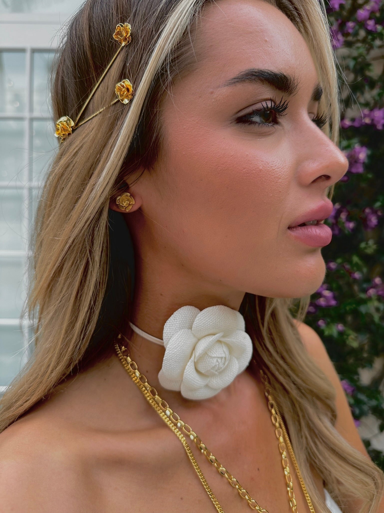 FIELD OF ROSES MINI STUDS Earrings Epona Valley