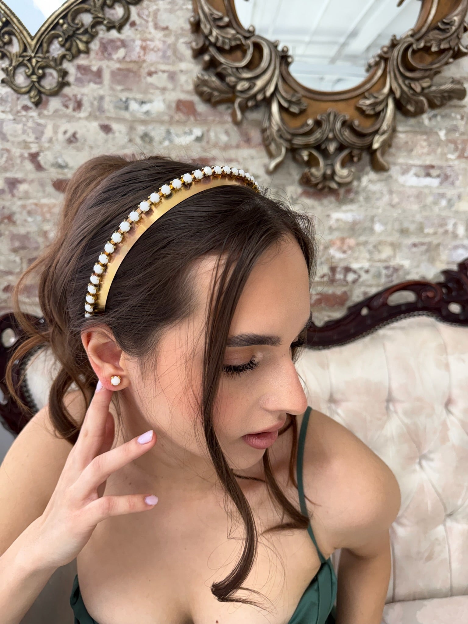 NARROW PASTEL DANBURY CROWN Headbands & Crowns Epona Valley