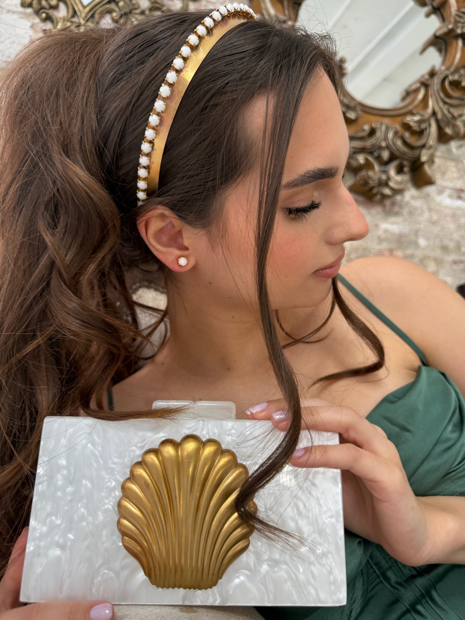 NARROW PASTEL DANBURY CROWN Headbands & Crowns Epona Valley