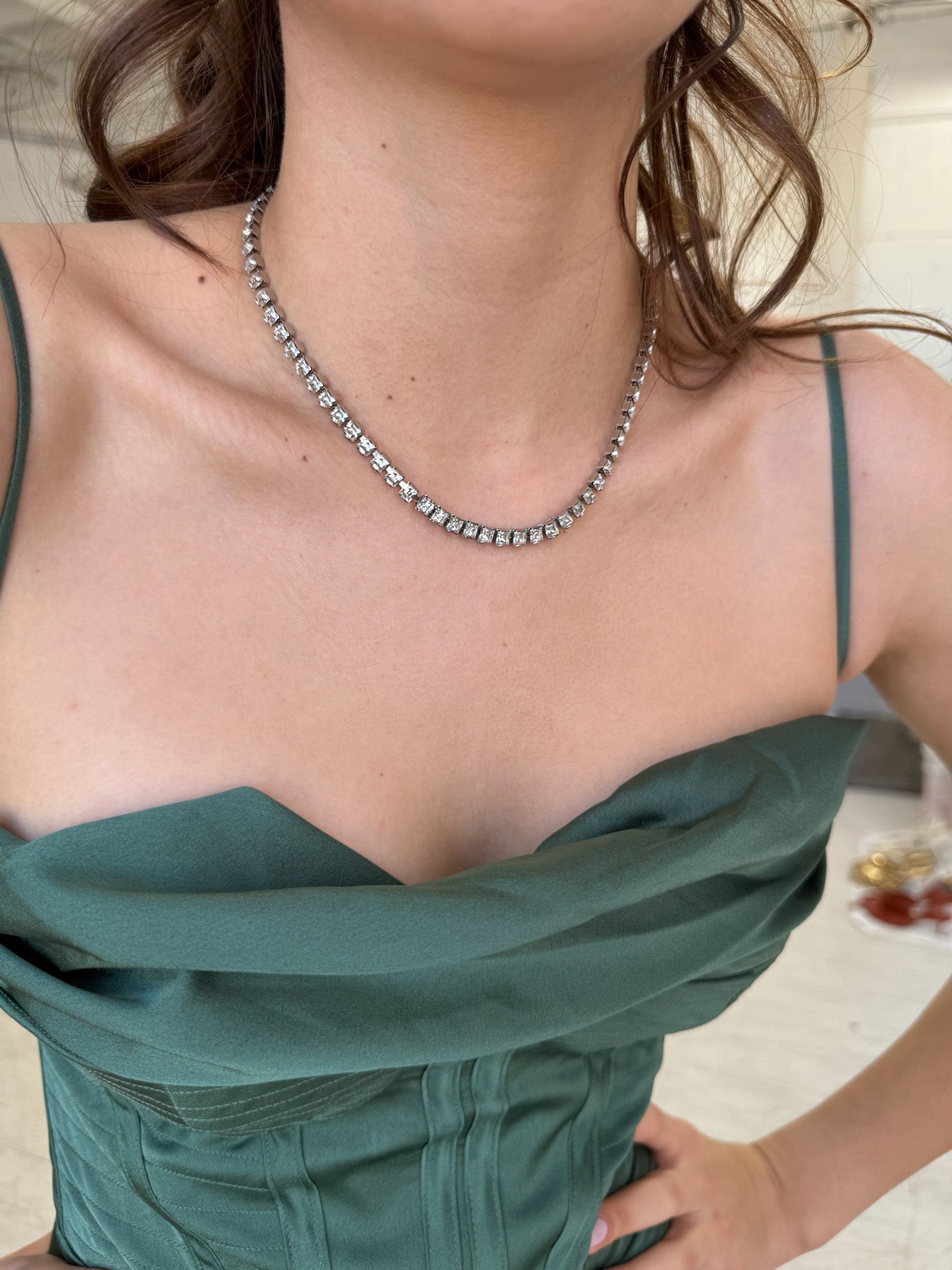 EV SWAROVSKI TENNIS NECKLACE Epona Valley