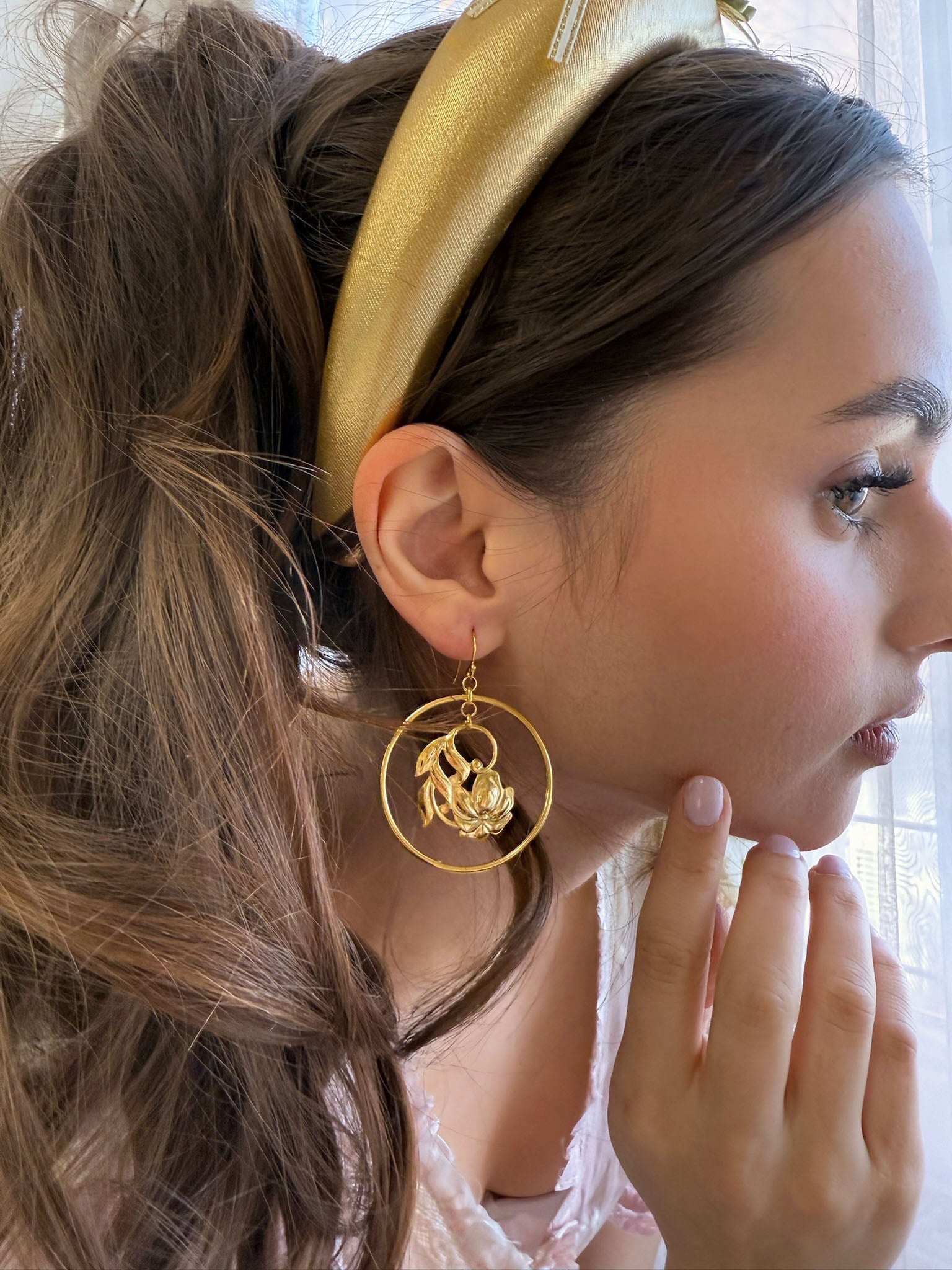 IRIS HOOP EARRINGS Earrings Epona Valley