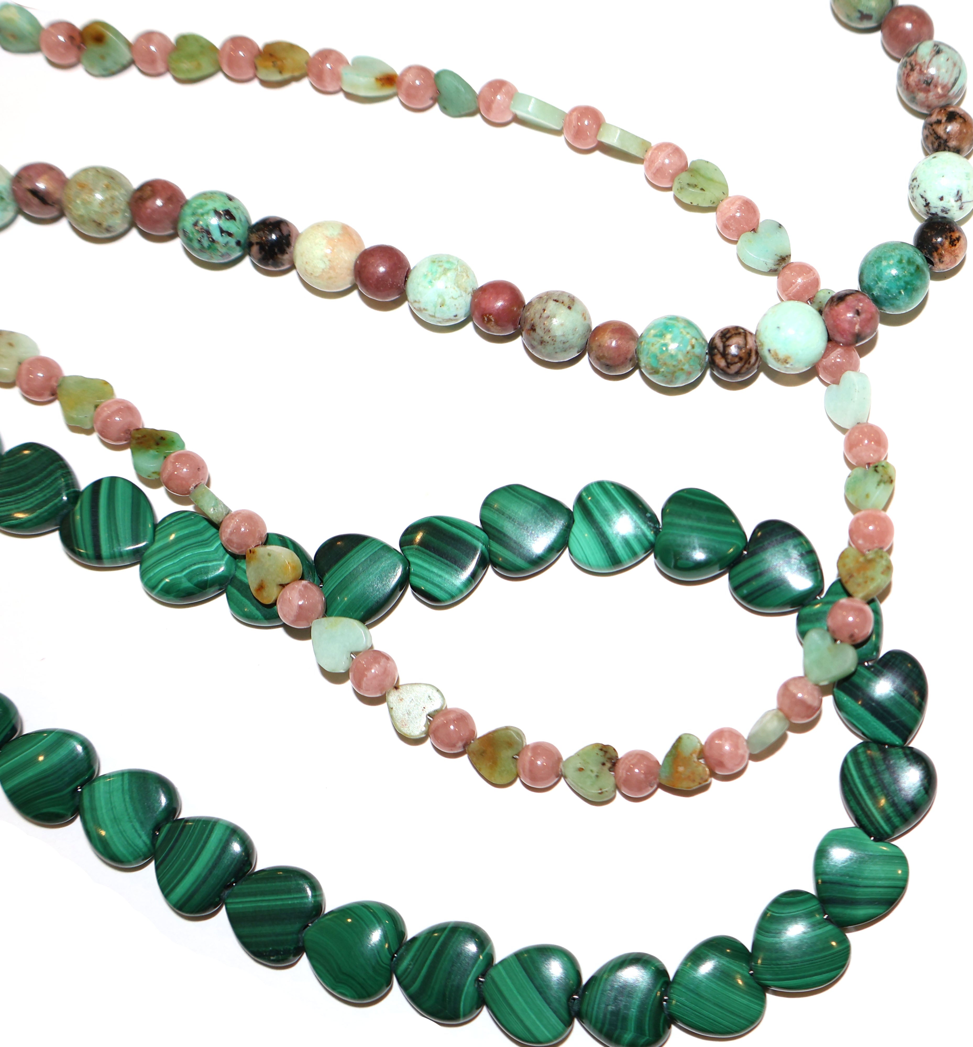 ESMÉ MALACHITE HEART NECKLACE Necklaces Epona Valley