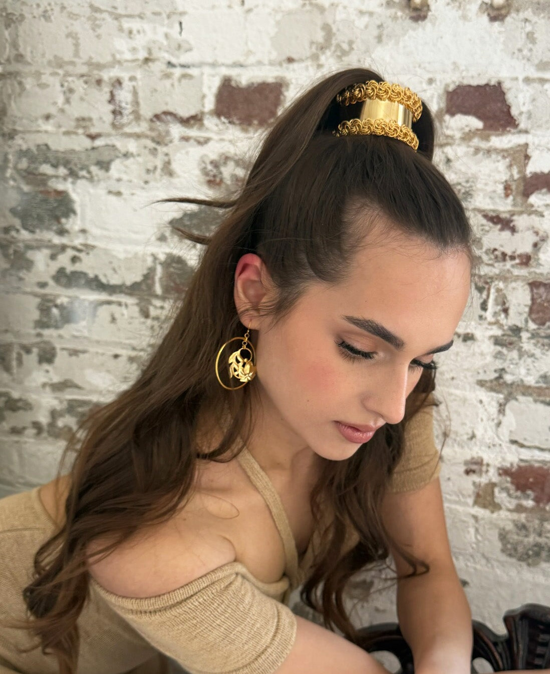 IRIS HOOP EARRINGS Earrings Epona Valley