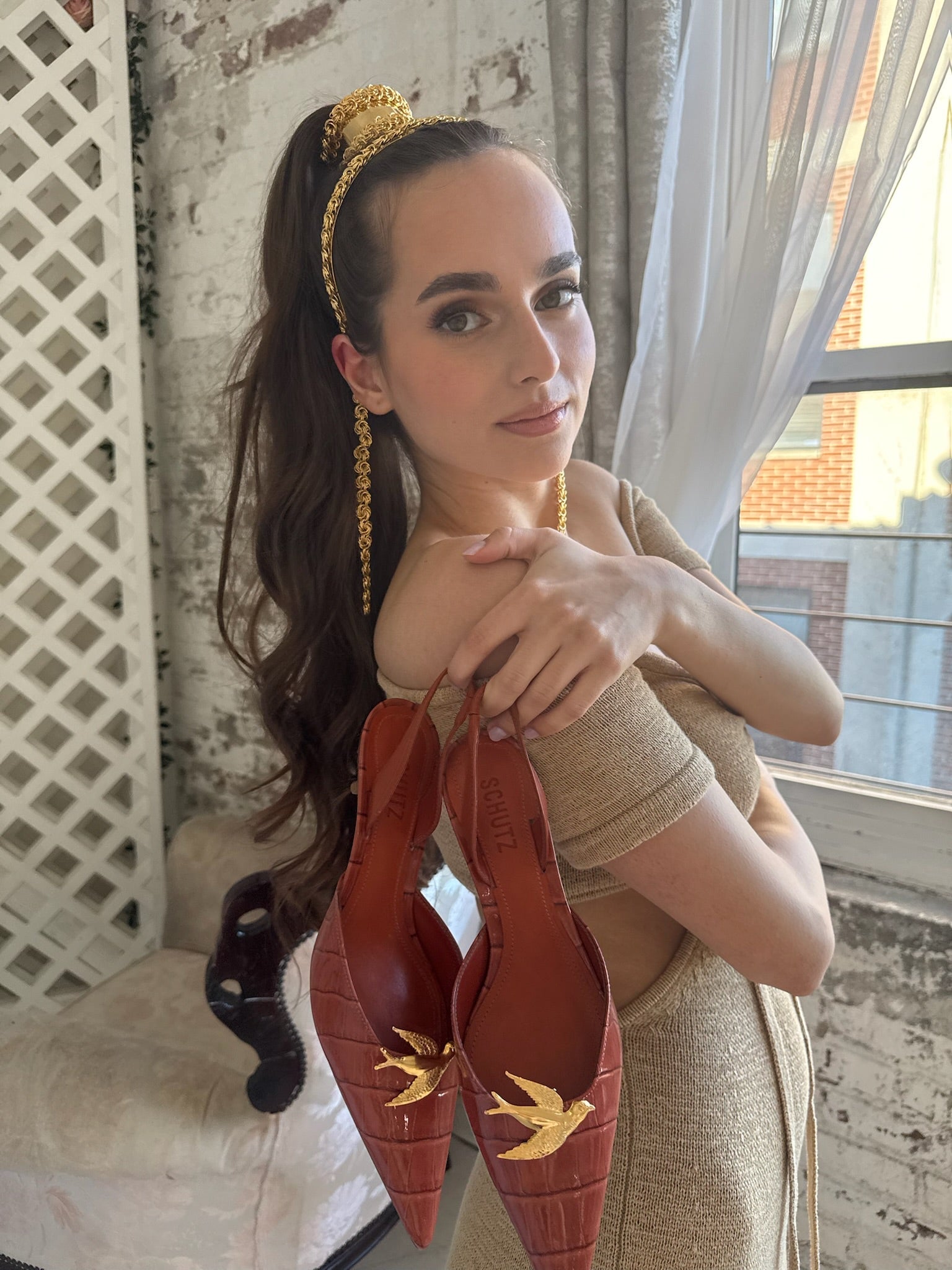 JULIETTE DROP CHAIN HEADBAND Headbands & Crowns Epona Valley