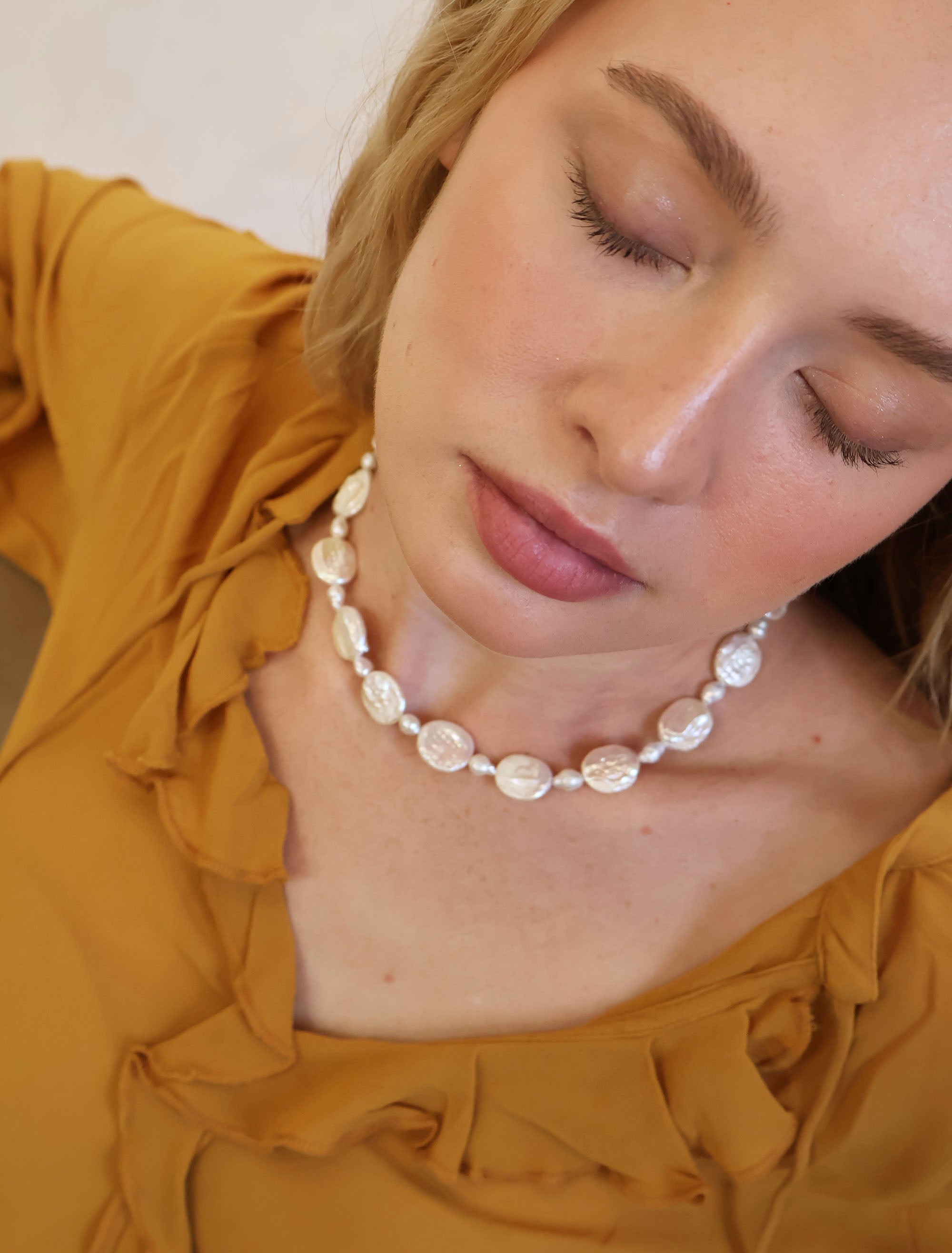 DAPHNE BAROQUE FRESHWATER PEARL NECKLACE Necklaces Epona Valley