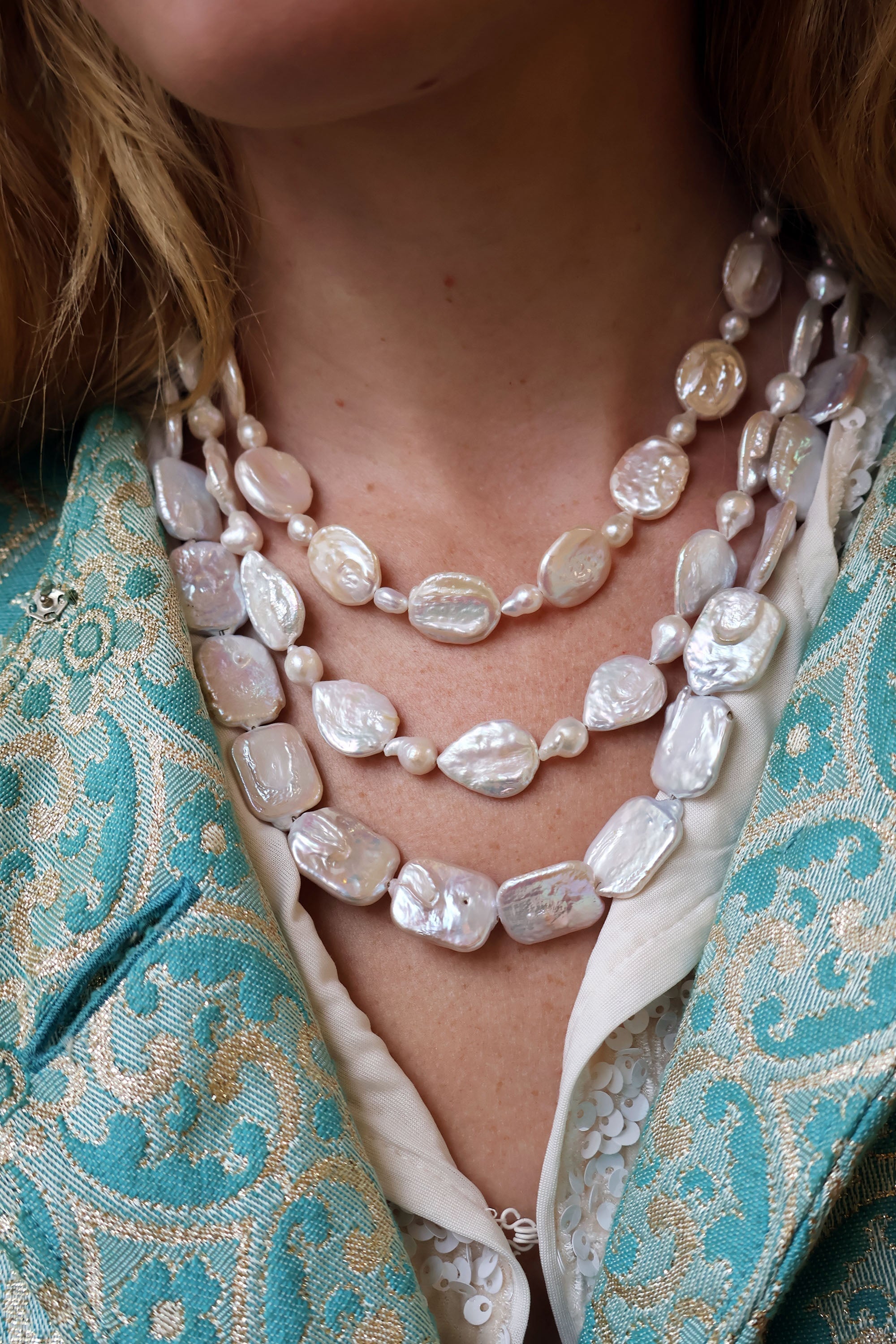 AVELINE BAROQUE FRESHWATER PEARL NECKLACE Necklaces Epona Valley