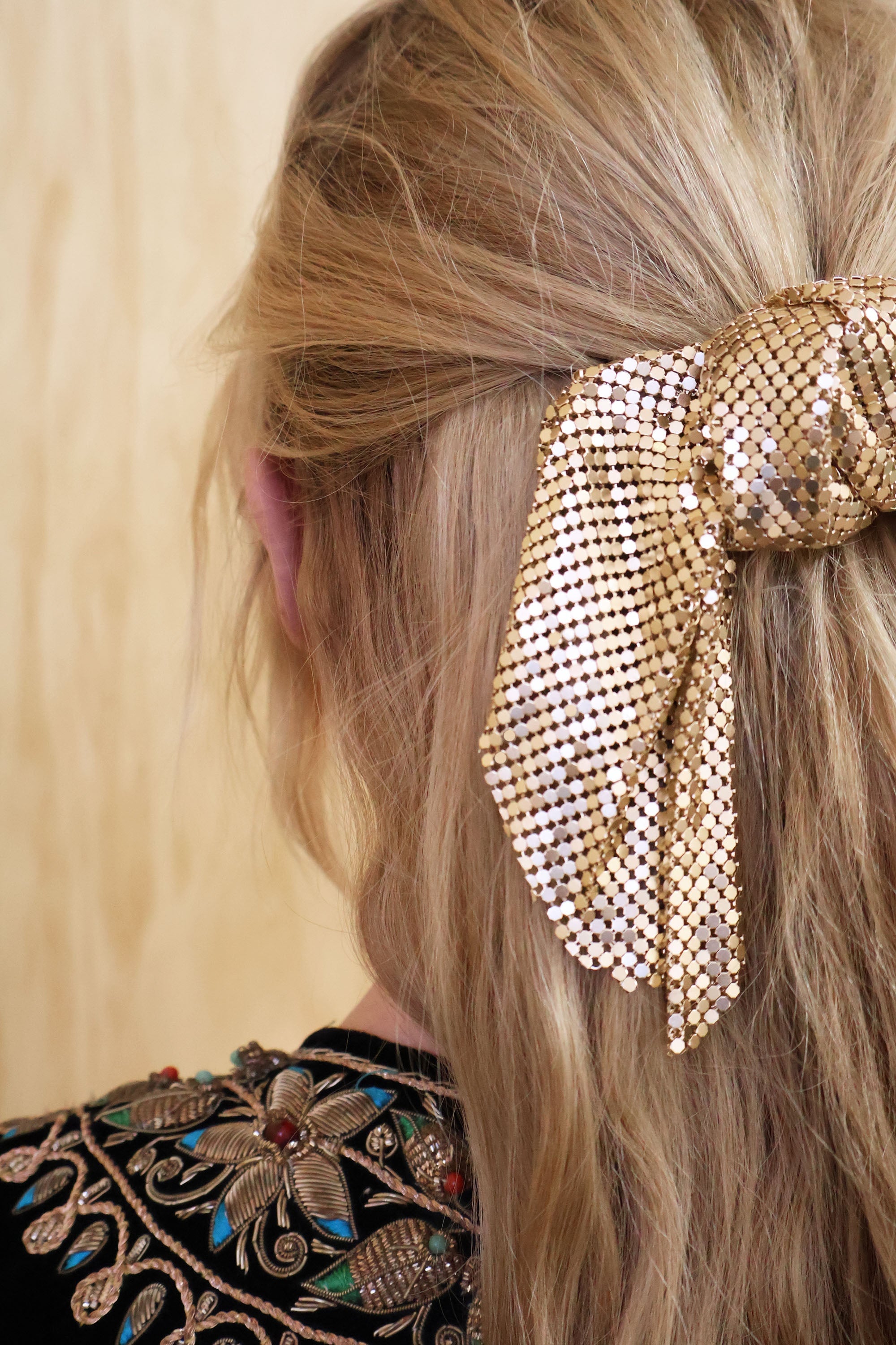 MAILLEAU KNOTTED DRAPED BARRETTE Clips & Barrettes Epona Valley