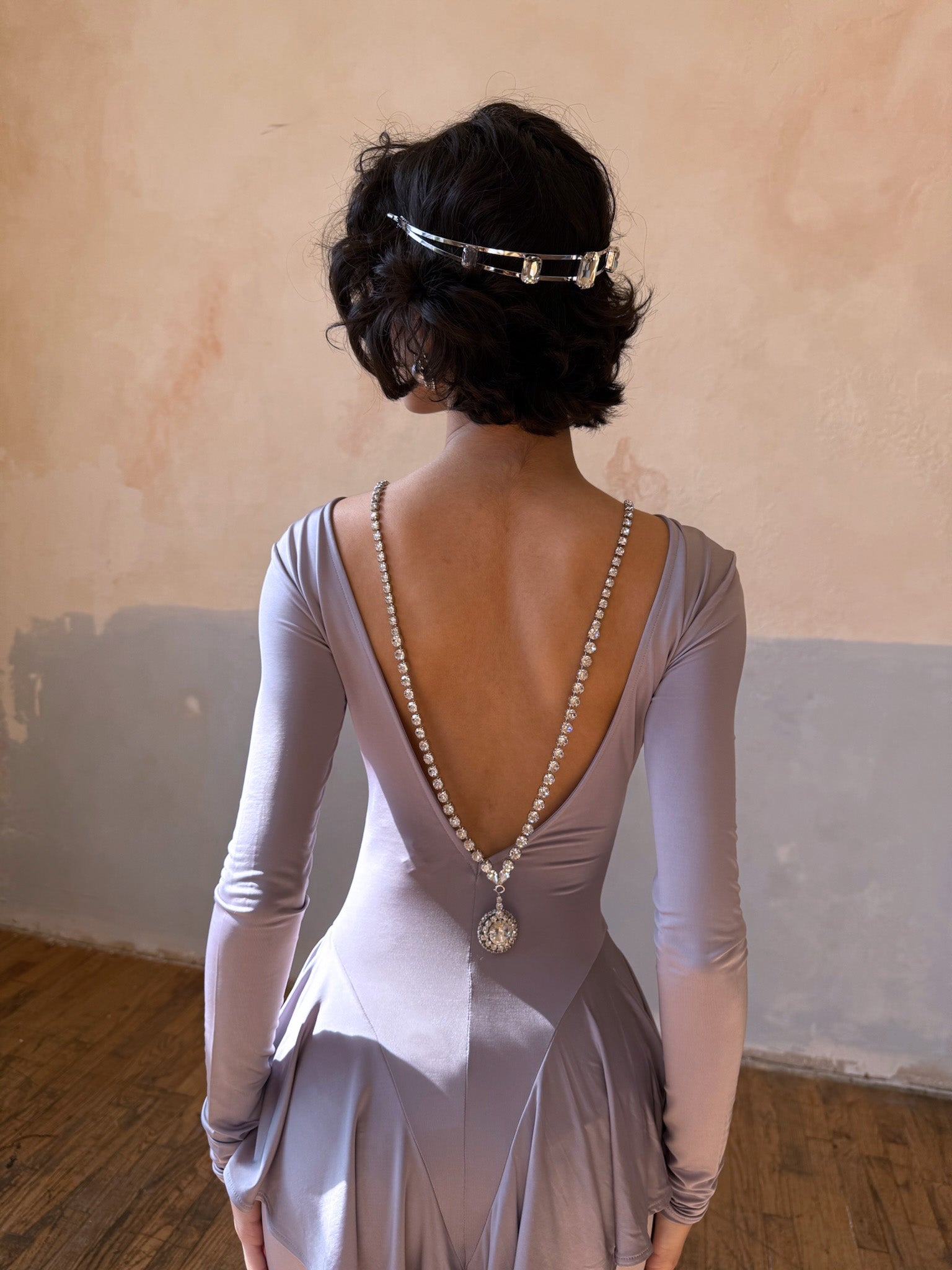 SABRINA SWAROVSKI BACK CHAIN Jewelry Epona Valley