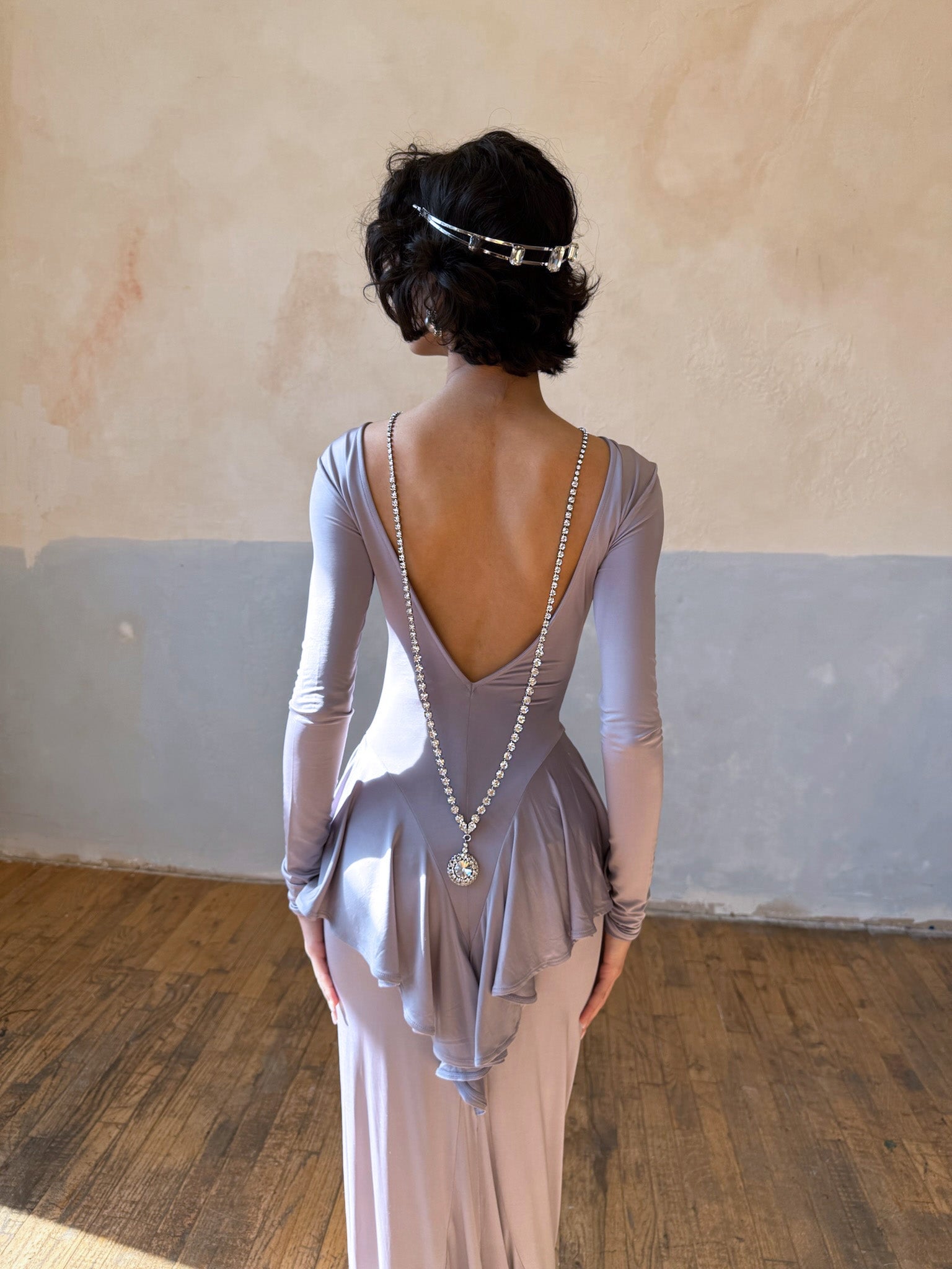 SABRINA SWAROVSKI BACK CHAIN Jewelry Epona Valley