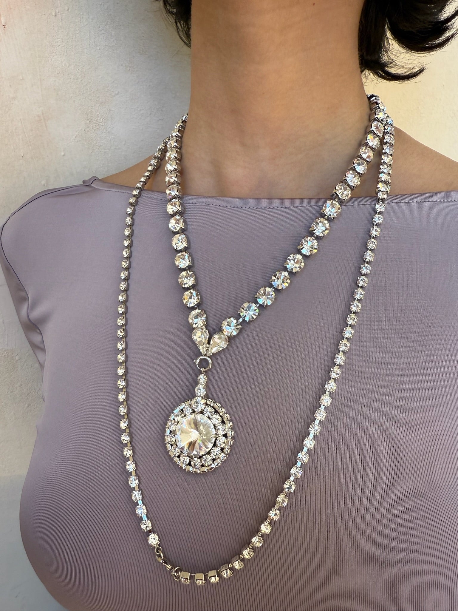 SABRINA SWAROVSKI BACK CHAIN Jewelry Epona Valley