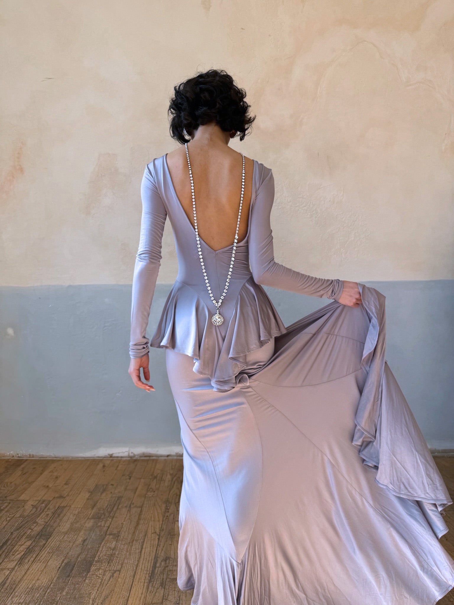 SABRINA SWAROVSKI BACK CHAIN Jewelry Epona Valley