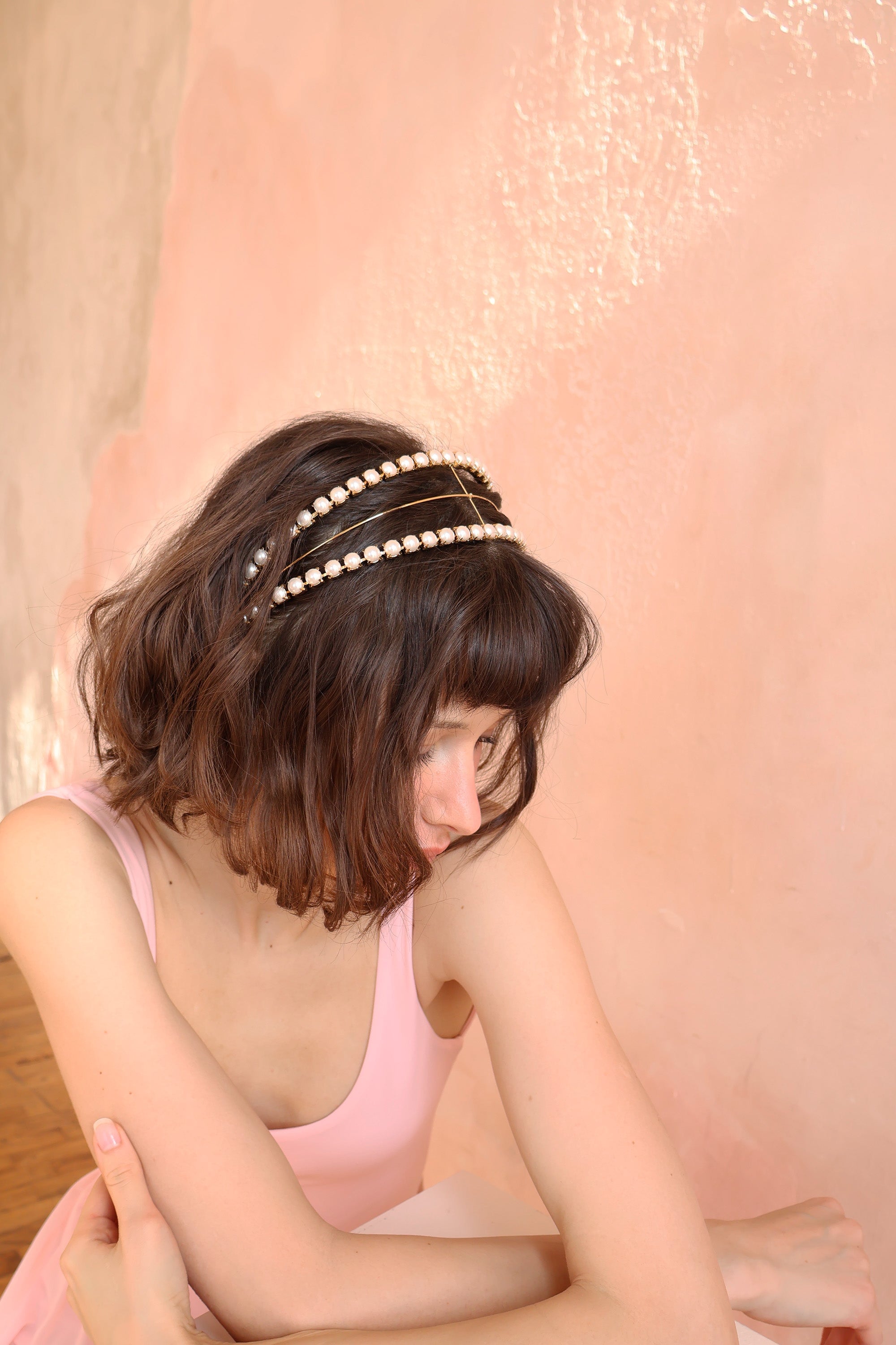 PEARL PETITE SAINT GERMAINE HEADBAND Headbands & Crowns Epona Valley
