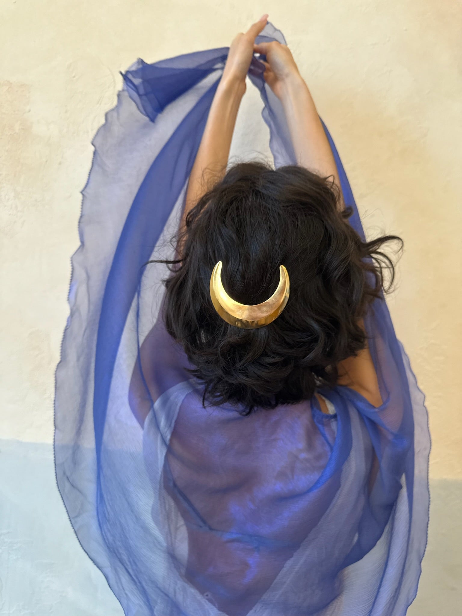 PETITE CRESCENT MOON BARRETTE Clips & Barrettes Epona Valley