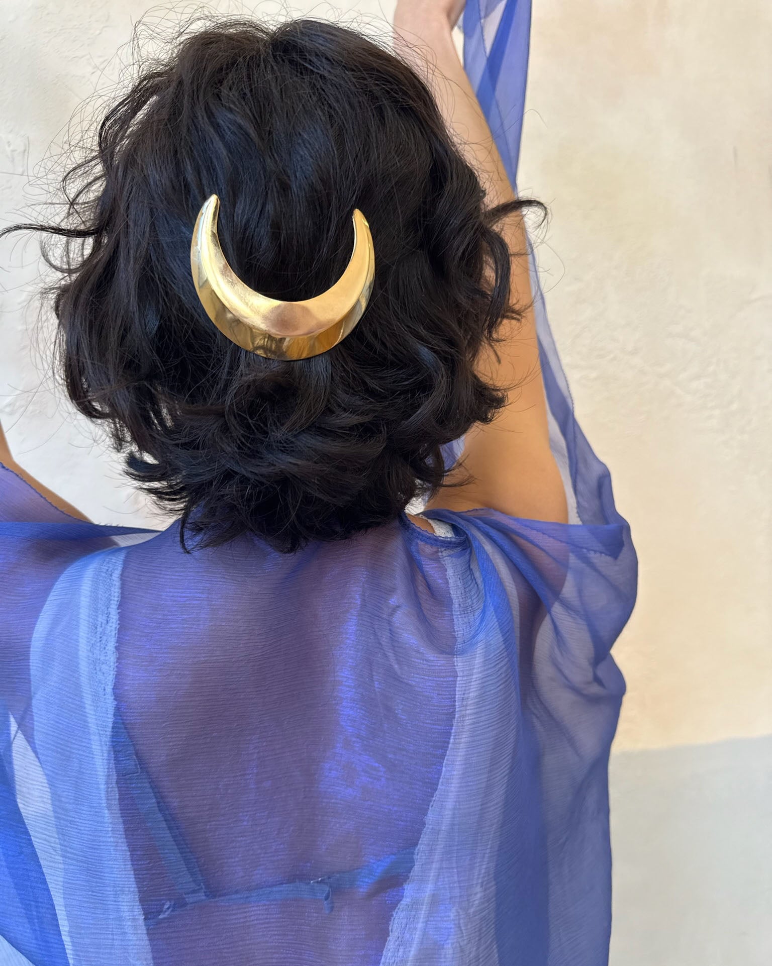 PETITE CRESCENT MOON BARRETTE Clips & Barrettes Epona Valley