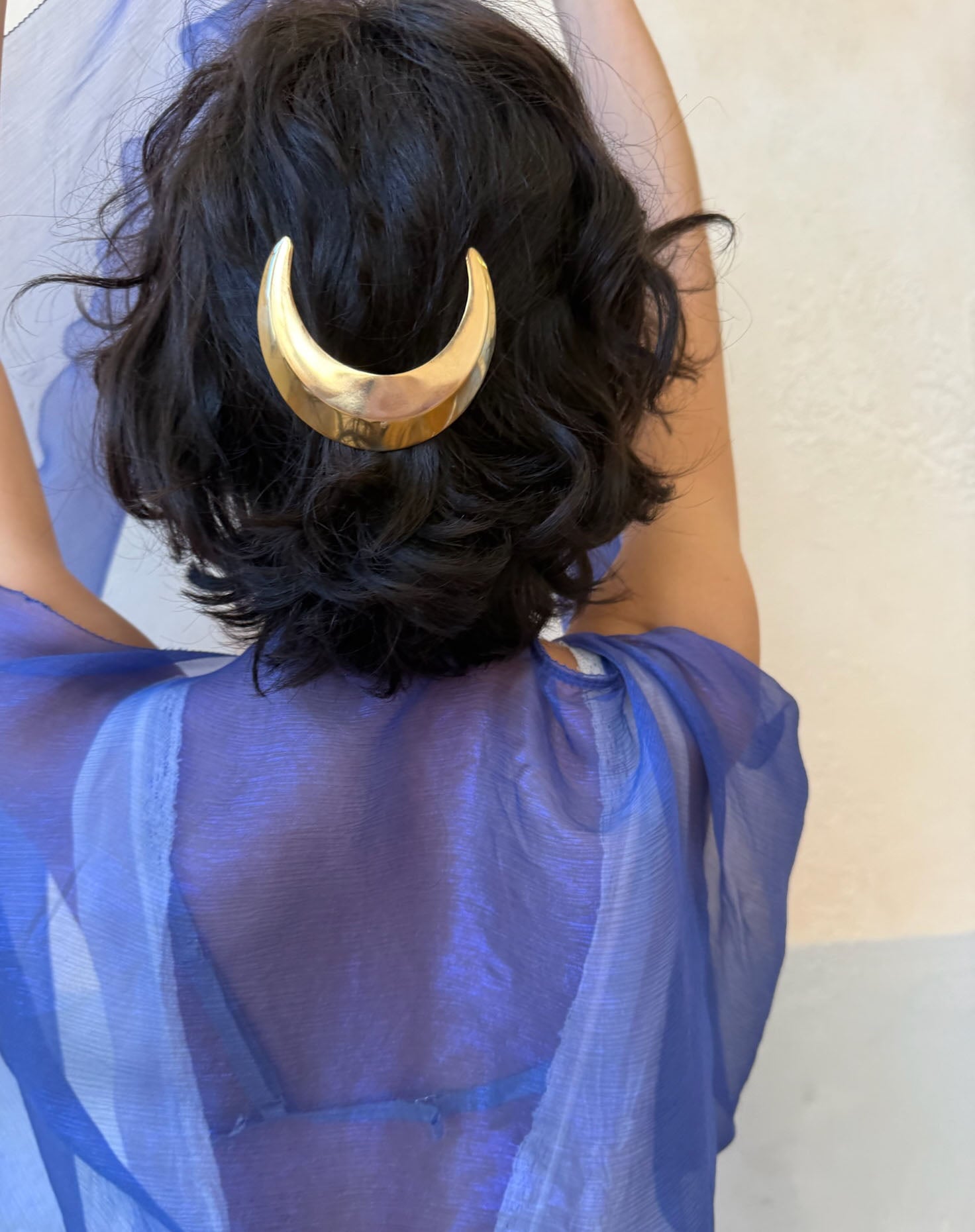 PETITE CRESCENT MOON BARRETTE Clips & Barrettes Epona Valley