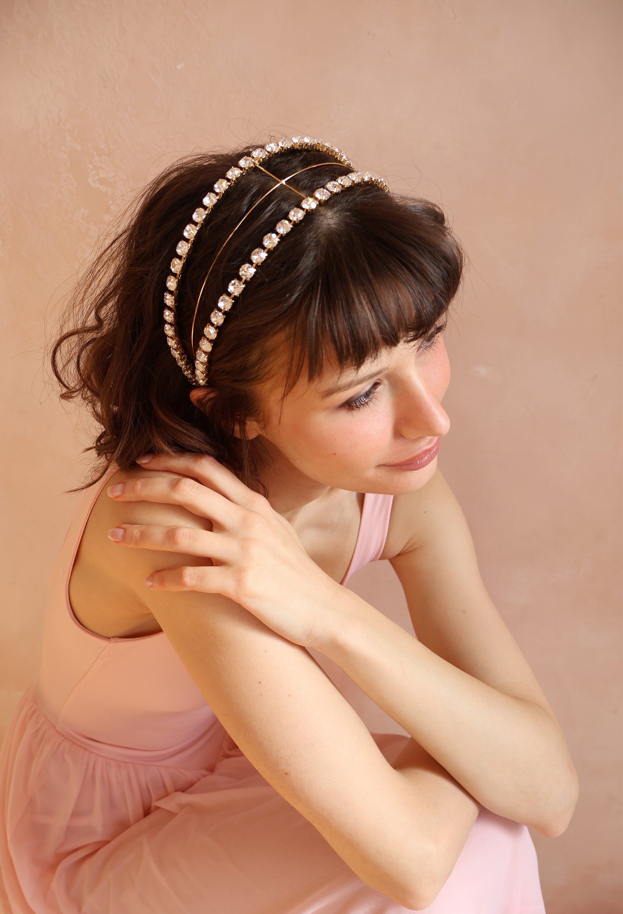 SWAROVSKI PETITE SAINT GERMAINE HEADBAND Headbands & Crowns Epona Valley