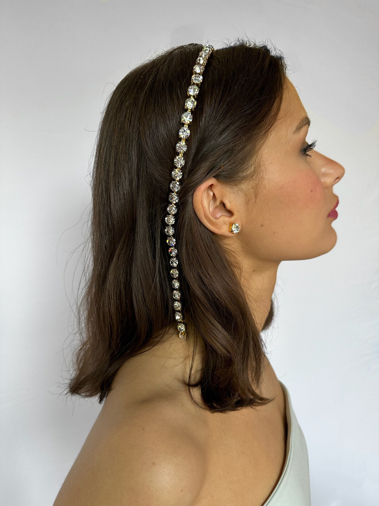 JOSEPHINA SWAROVSKI STUD EARRINGS Jewelry Epona Valley