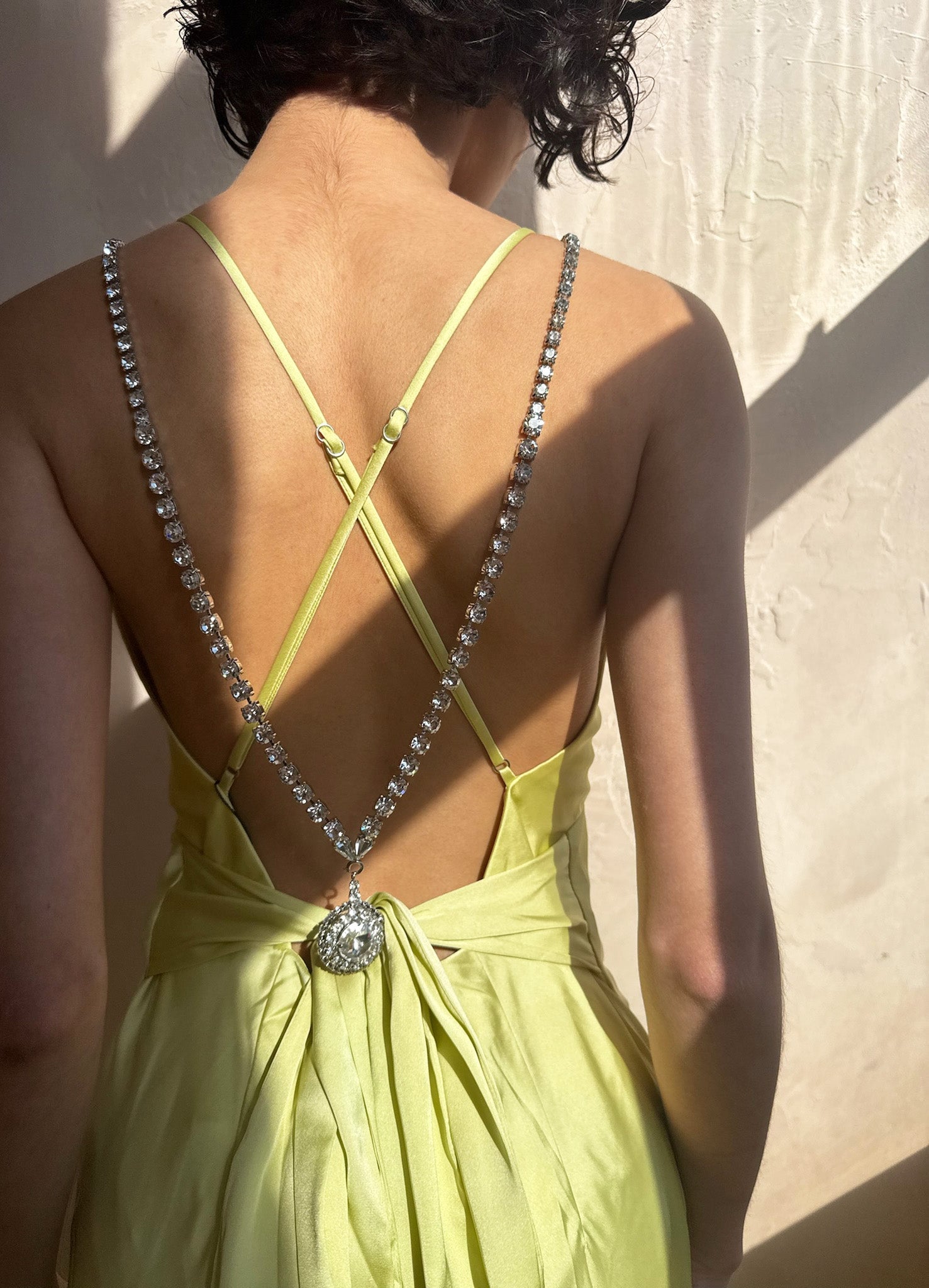 SABRINA SWAROVSKI BACK CHAIN Jewelry Epona Valley