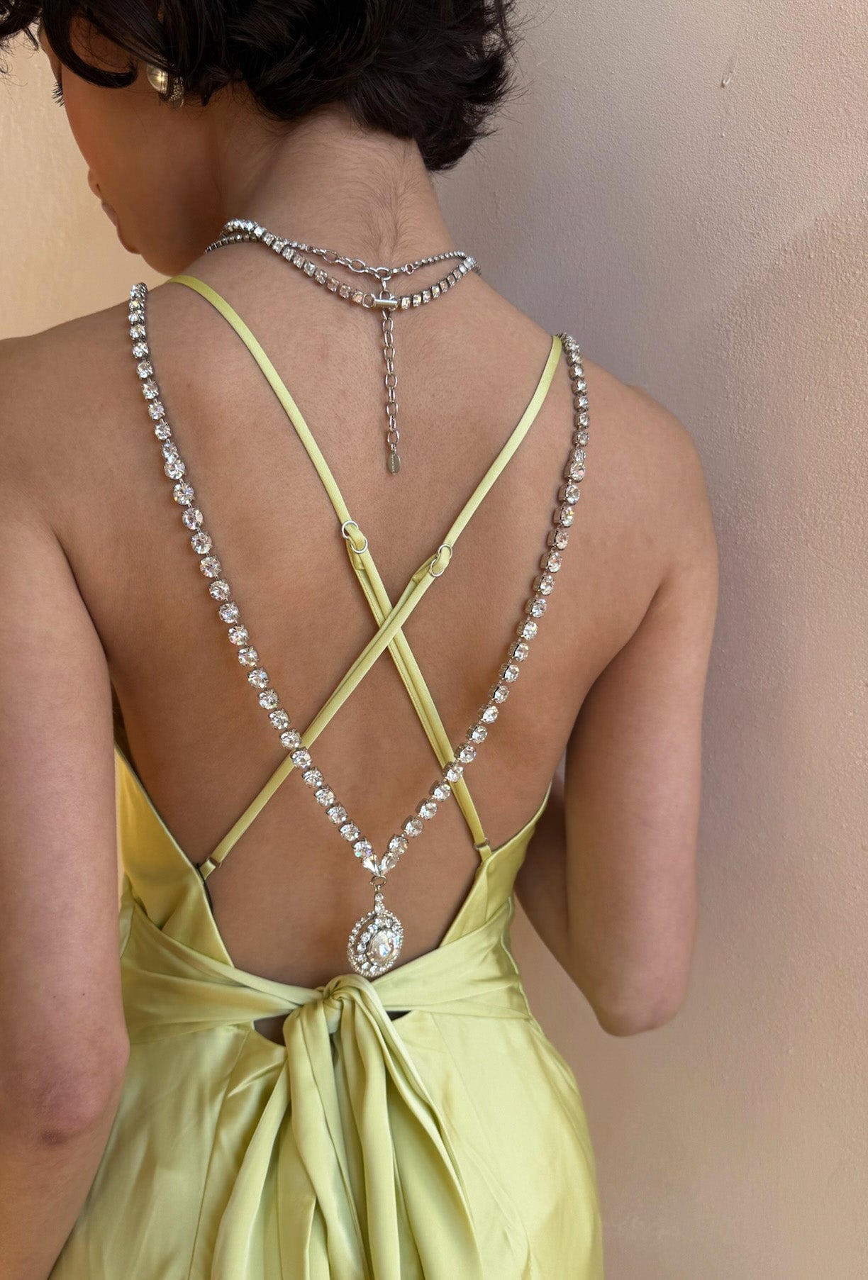 SABRINA SWAROVSKI BACK CHAIN Jewelry Epona Valley