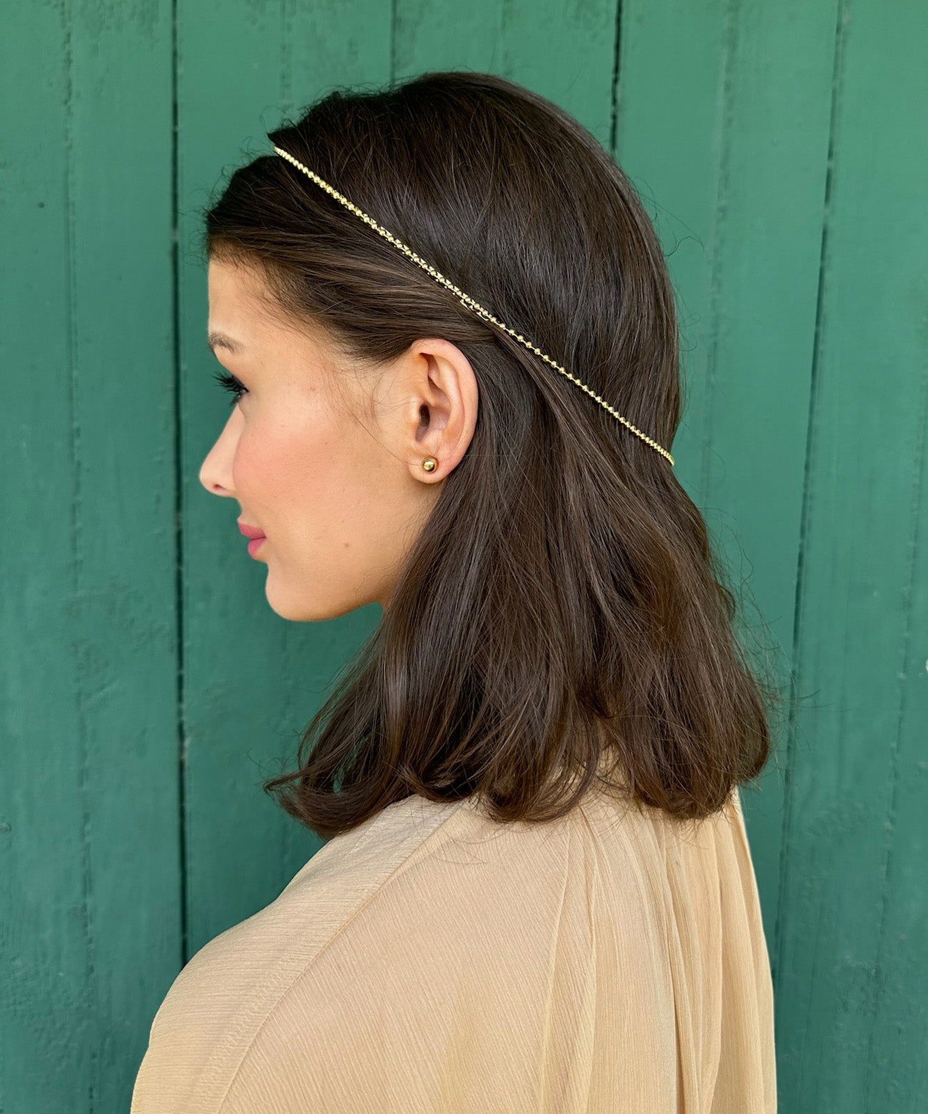 JOSEPHINA BALL CHAIN HALO HEADBAND Headbands & Crowns Epona Valley