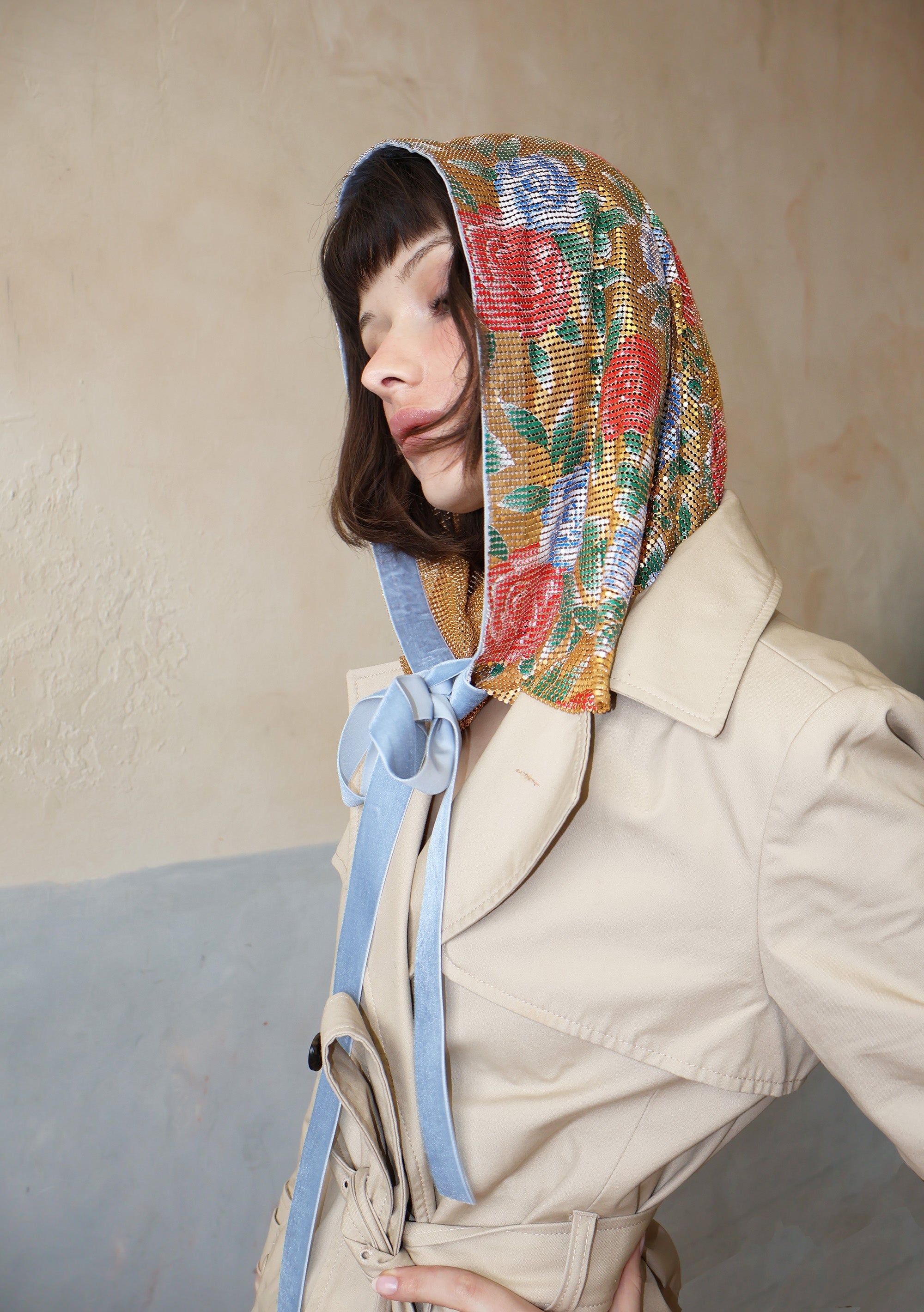 ROSARIUM HOOD SCARF CAPE Headbands & Crowns Epona Valley