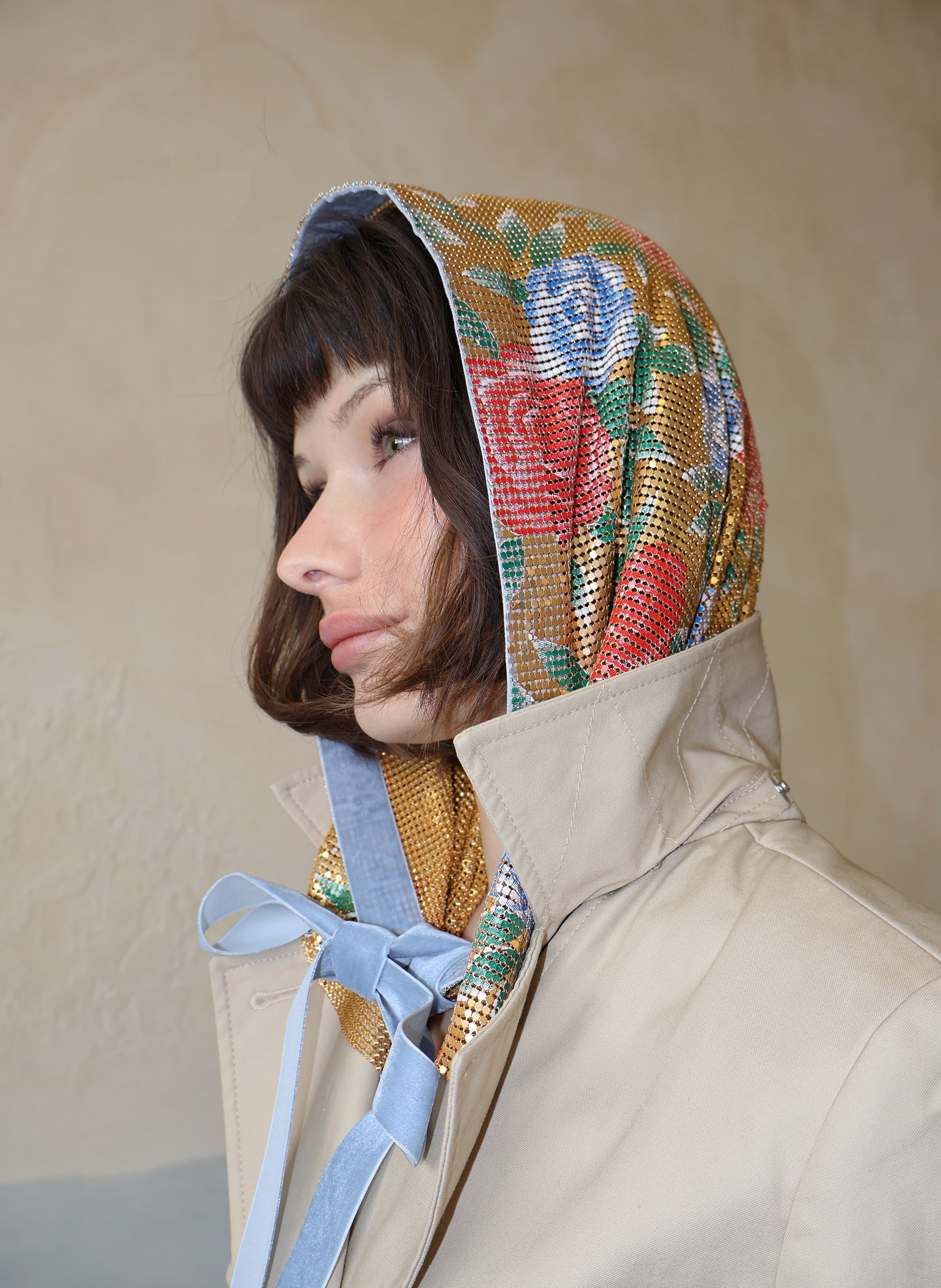 ROSARIUM HOOD SCARF CAPE Headbands & Crowns Epona Valley