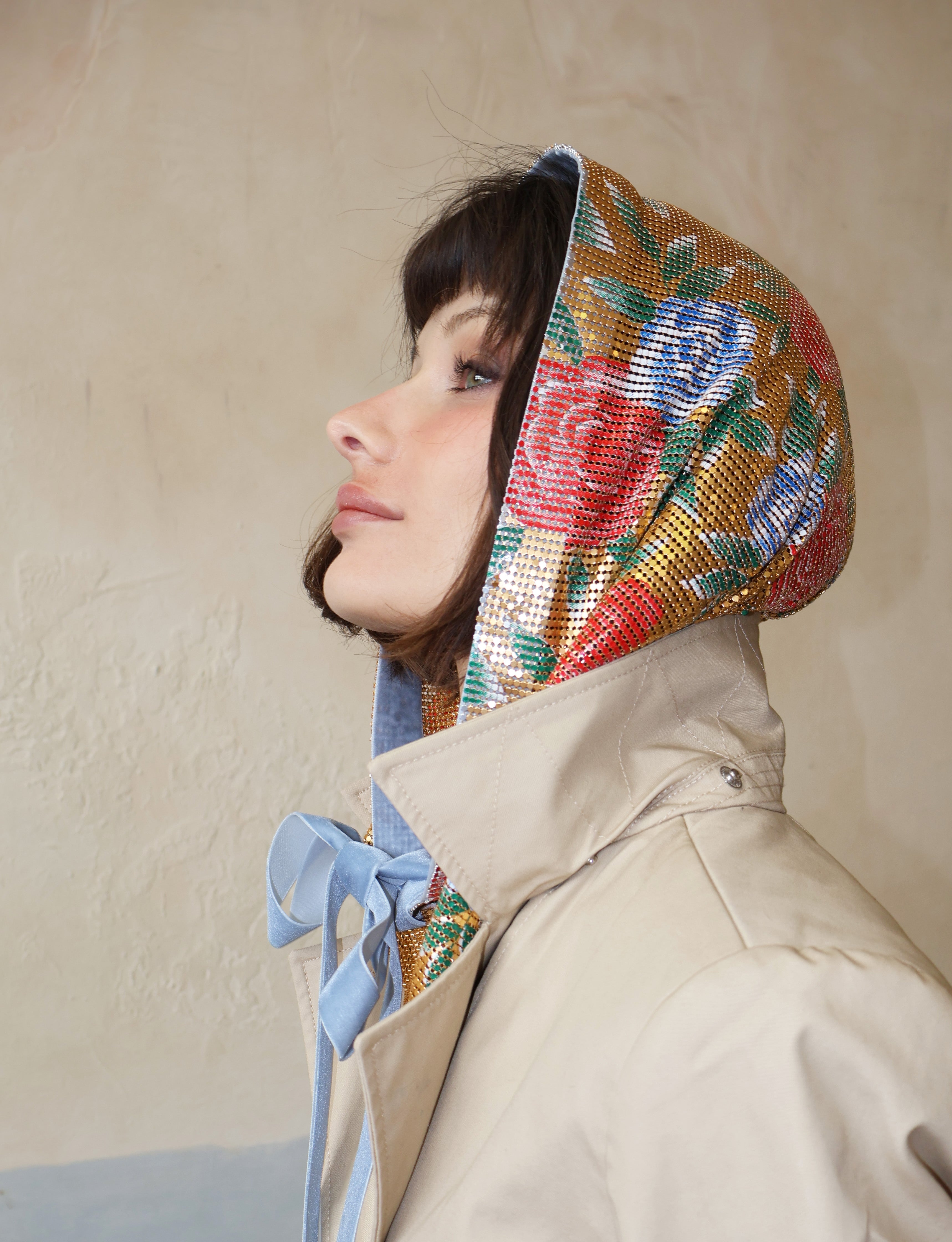 ROSARIUM HOOD SCARF CAPE Headbands & Crowns Epona Valley