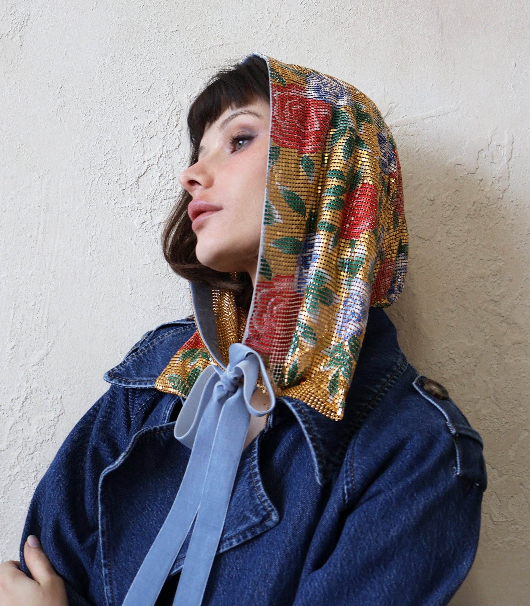ROSARIUM HOOD SCARF CAPE Headbands & Crowns Epona Valley