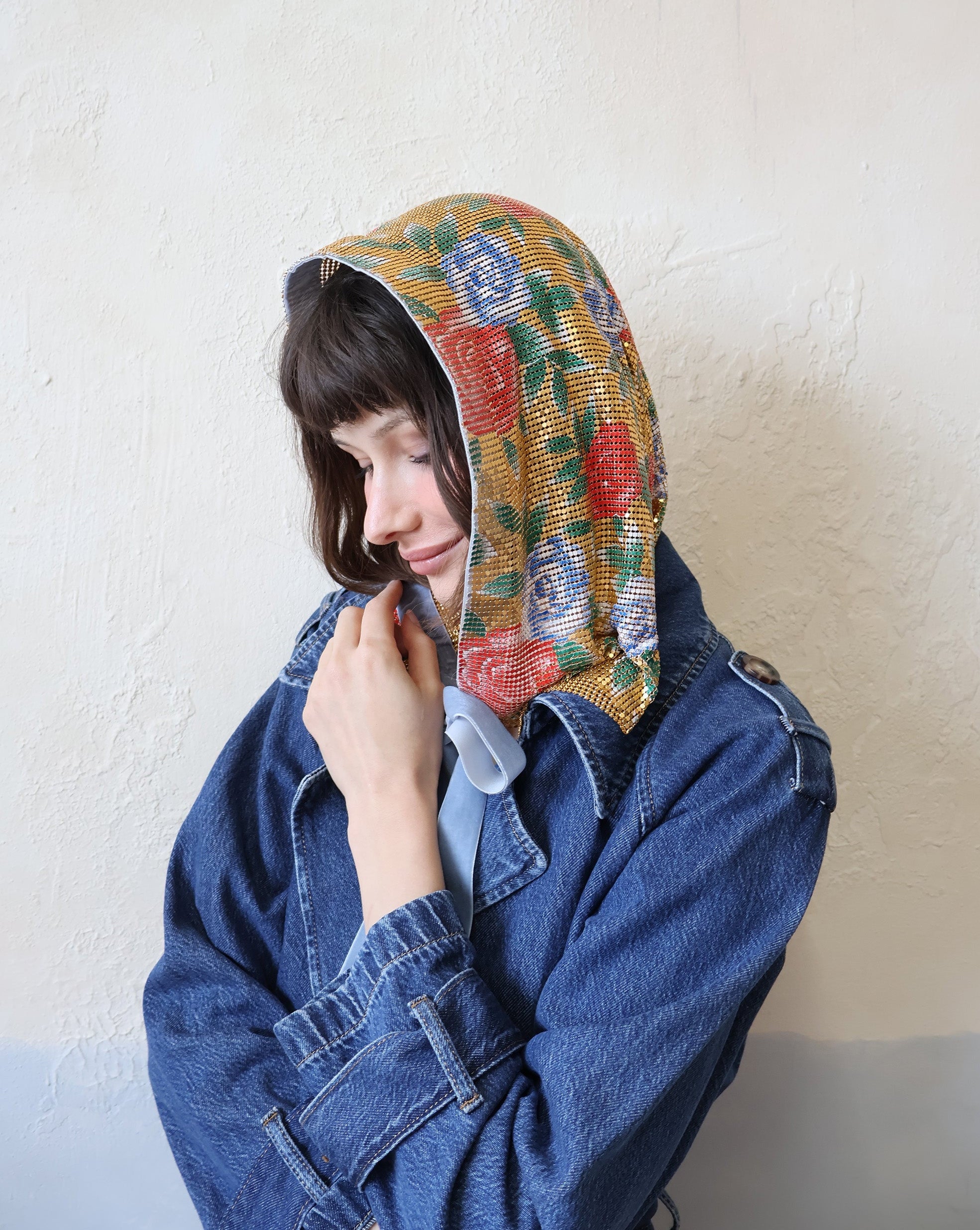 ROSARIUM HOOD SCARF CAPE Headbands & Crowns Epona Valley