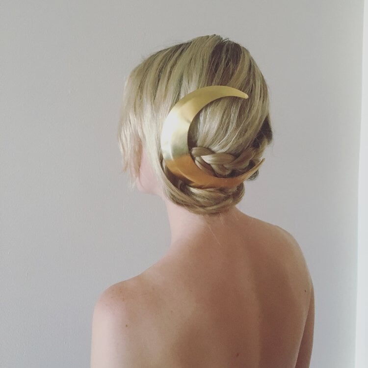 CRESCENT MOON BARRETTE Clips & Barrettes Epona Valley