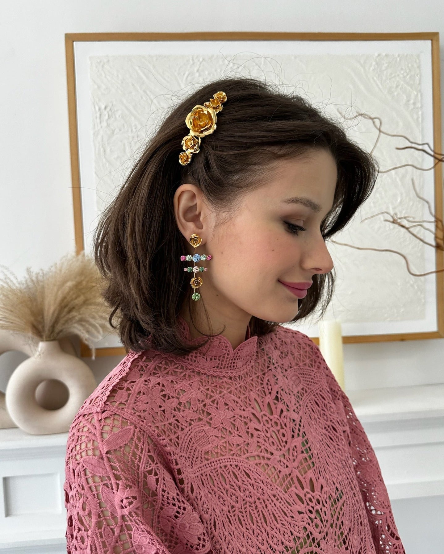 FIELD OF ROSES BARRETTE Epona Valley