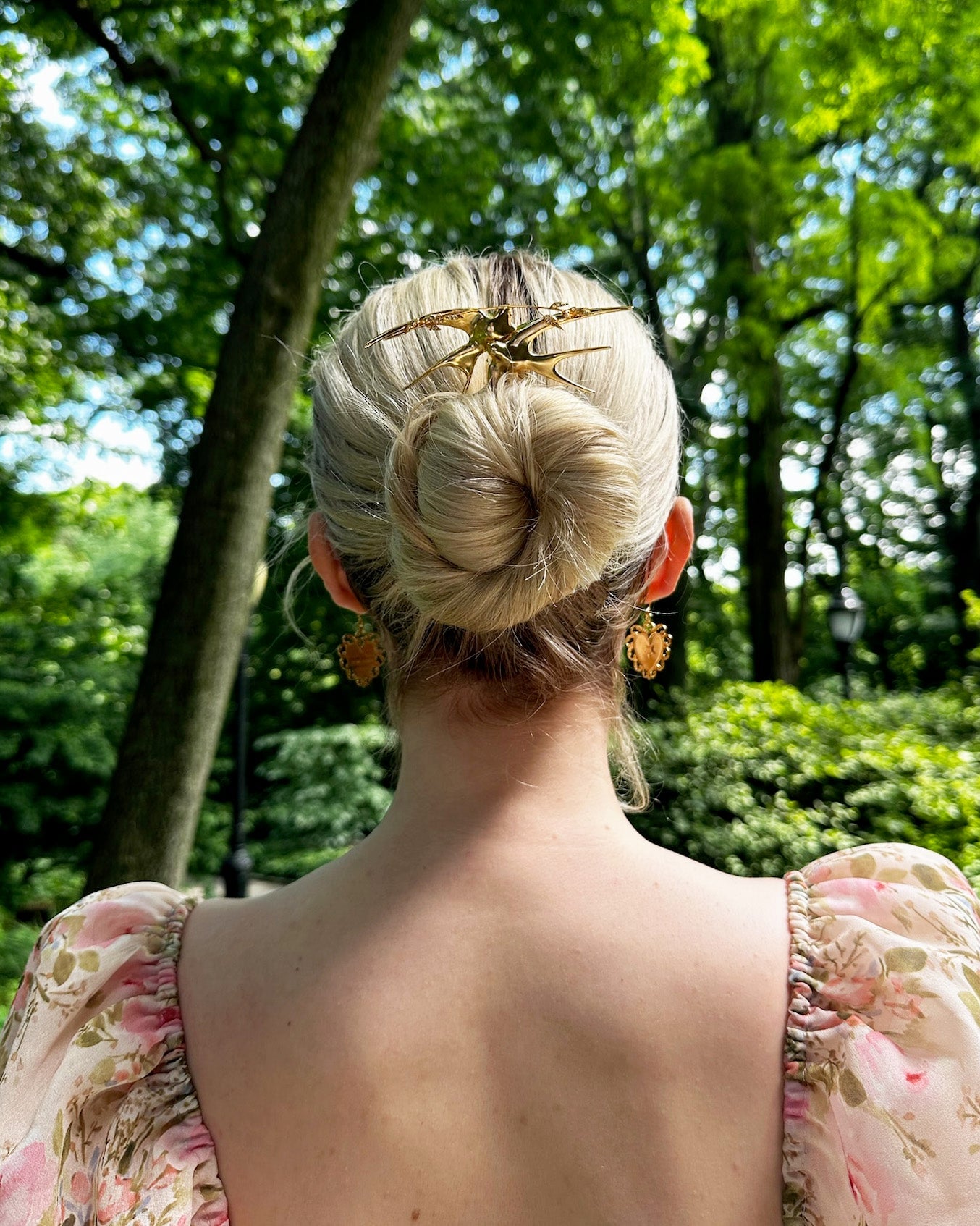 LALIQUE SWALLOW HAIR PIN Bun & Pony Epona Valley