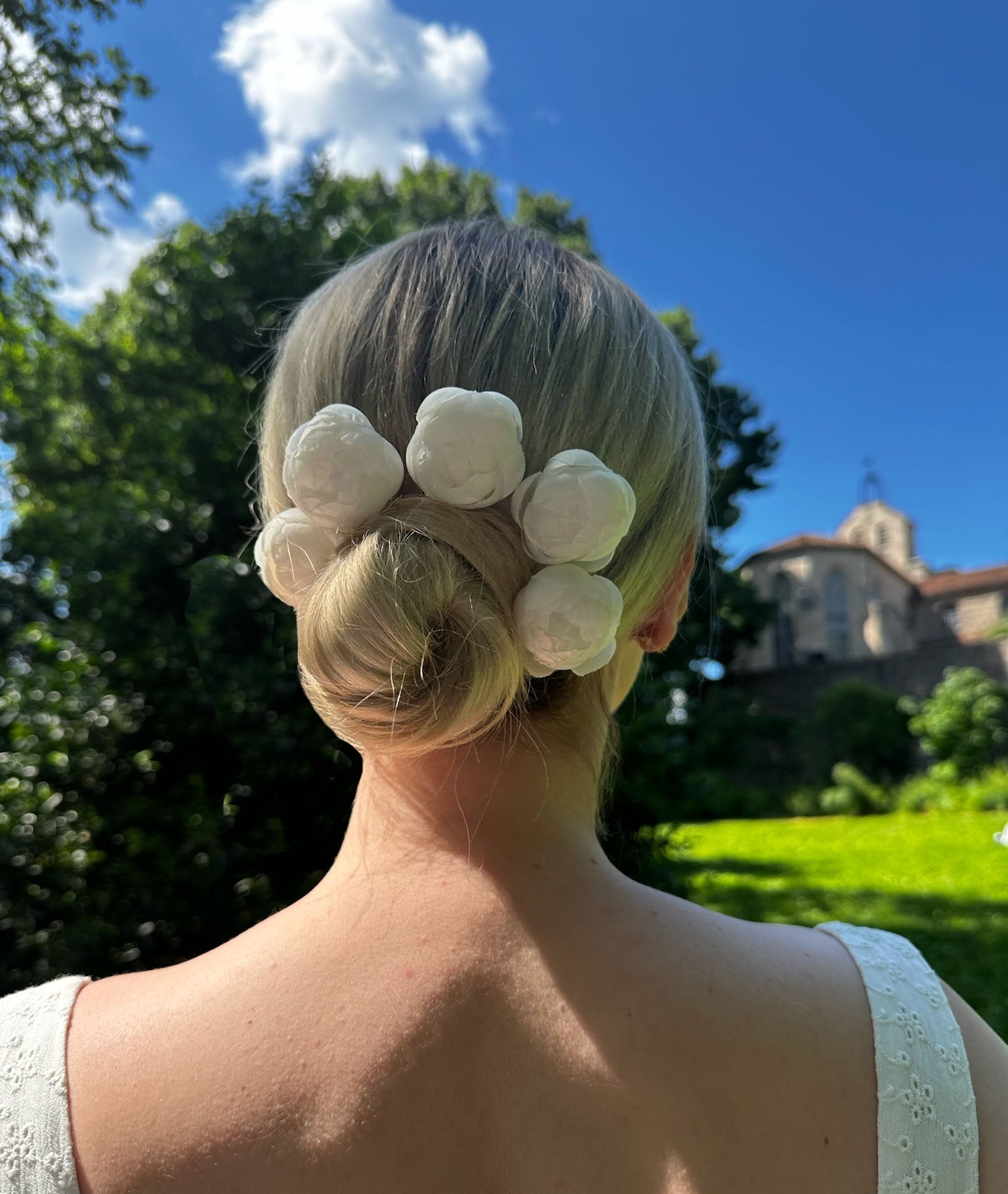 SILK PEONY BOBBY PIN Bobby Pins Epona Valley