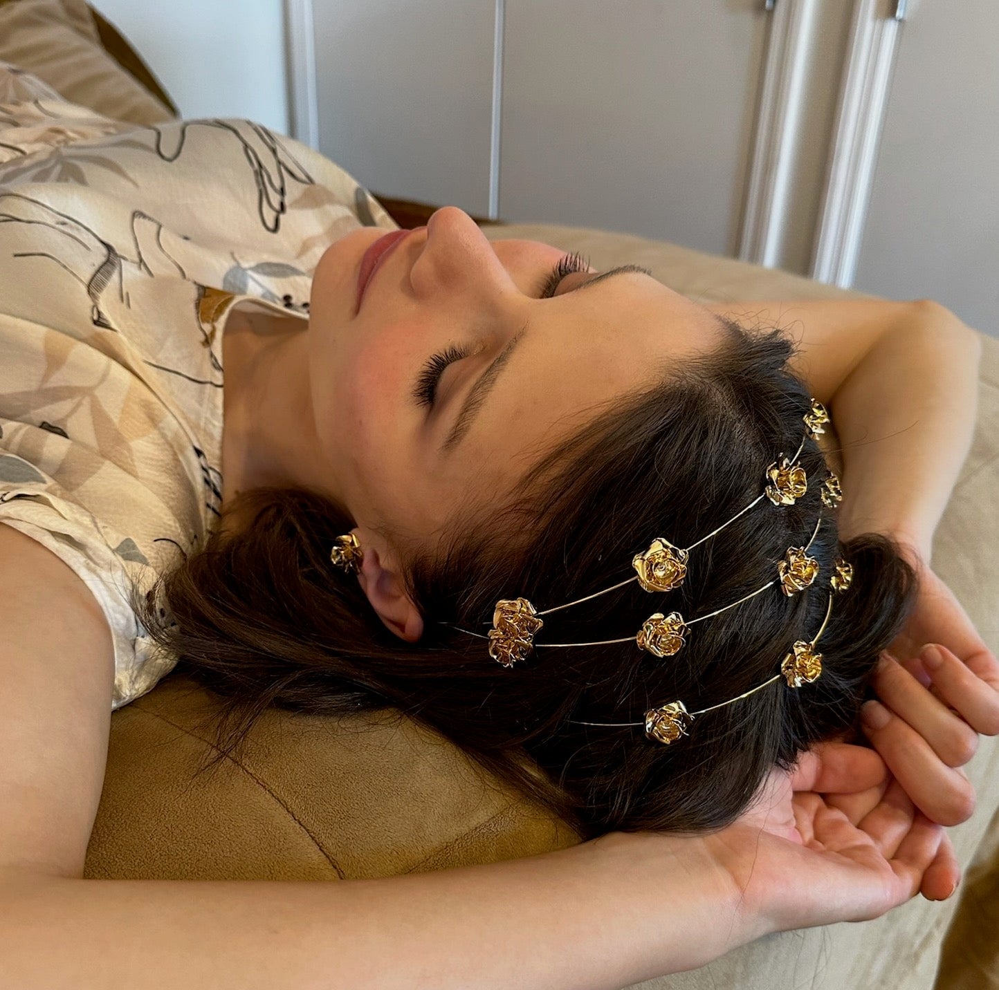 FIELD OF ROSES HEADBAND Epona Valley