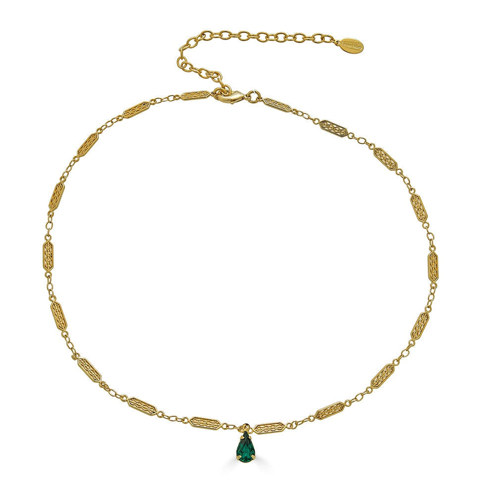 ISABELLA DROP NECKLACE - Epona Valley | Luxury Hair Accessories | Bridal Accessories | Made In NYC