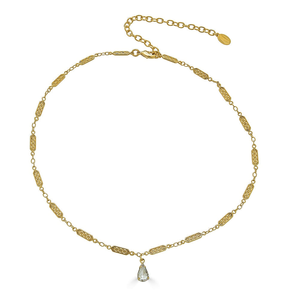 ISABELLA DROP NECKLACE - Epona Valley | Luxury Hair Accessories | Bridal Accessories | Made In NYC