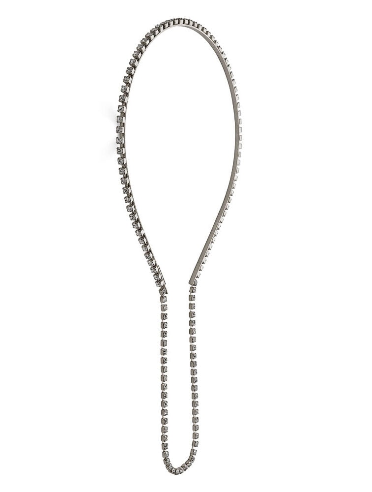 JOSEPHINA SWAROVSKI HALO HEADBAND Headbands & Crowns Epona Valley SILVER
