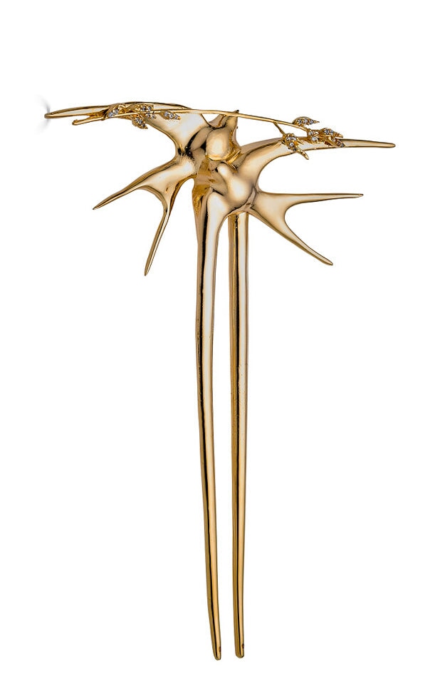 LALIQUE SWALLOW HAIR PIN Epona Valley