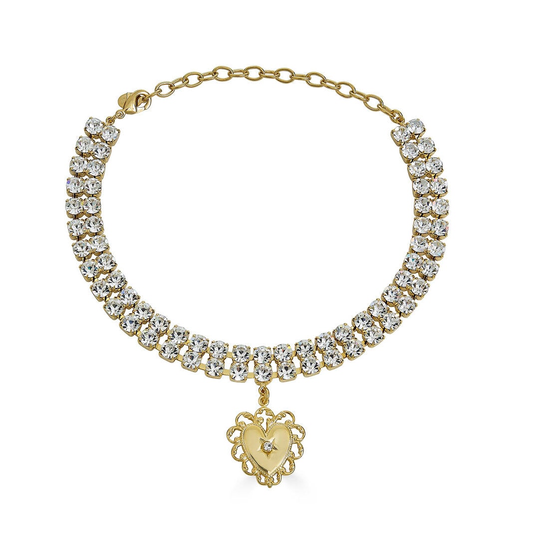 SERENA CRYSTAL CHOKER Necklaces Epona Valley