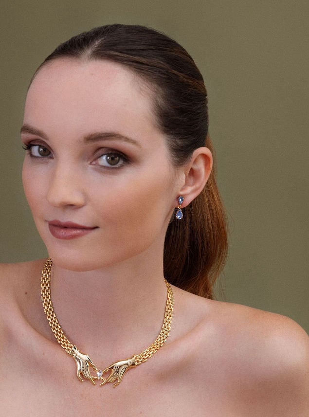 LUCIA SAPPHIRE EARRINGS Epona Valley