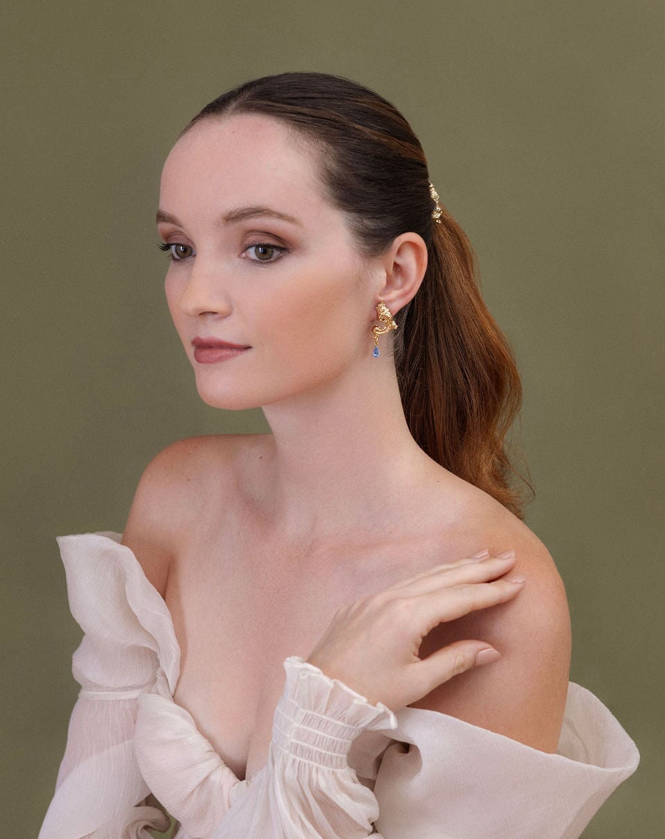 BAROCCA SAPPHIRE EARRINGS Epona Valley