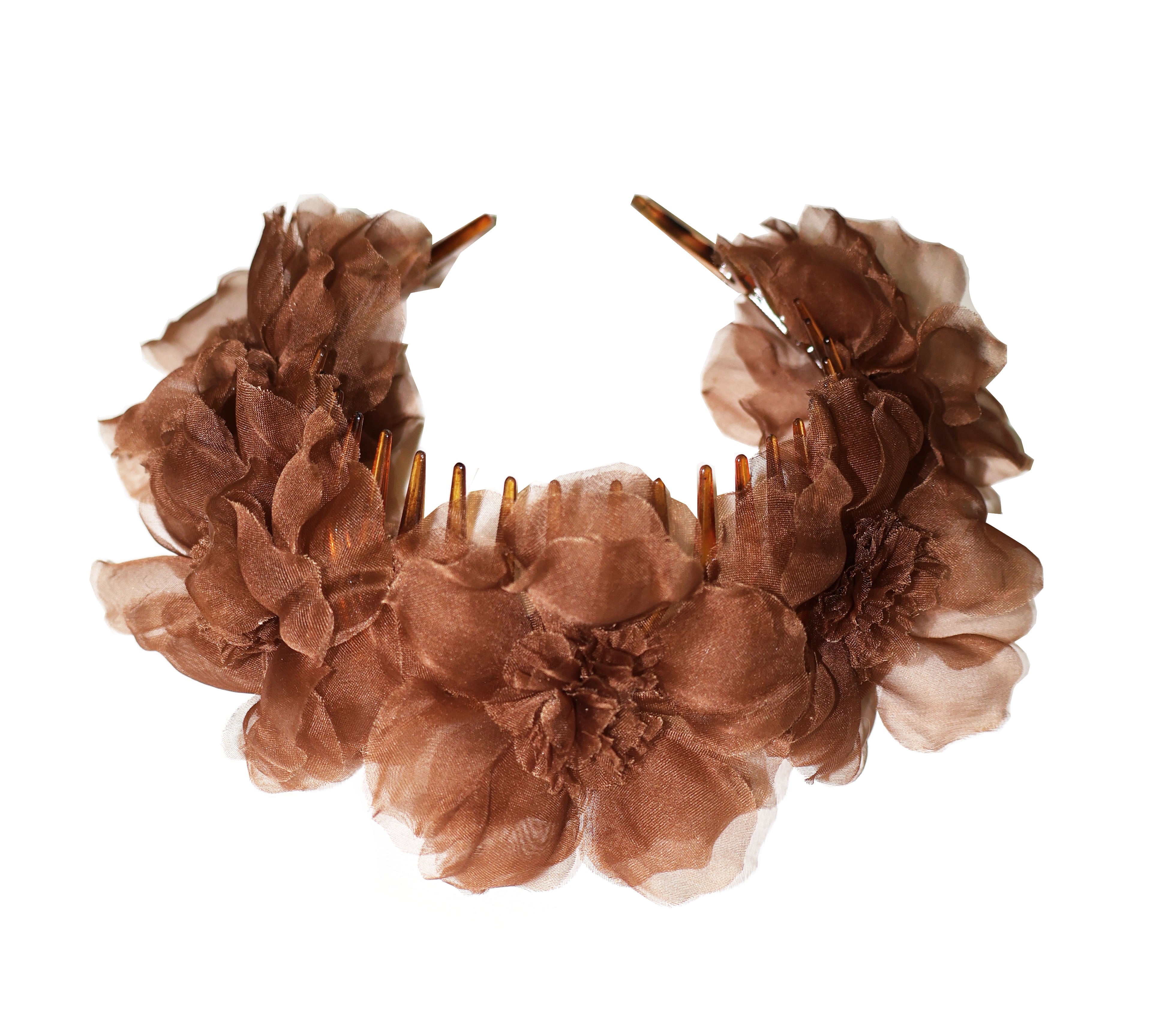 FLAMING JUNE HEADBAND Headbands & Crowns Epona Valley ESPRESSO